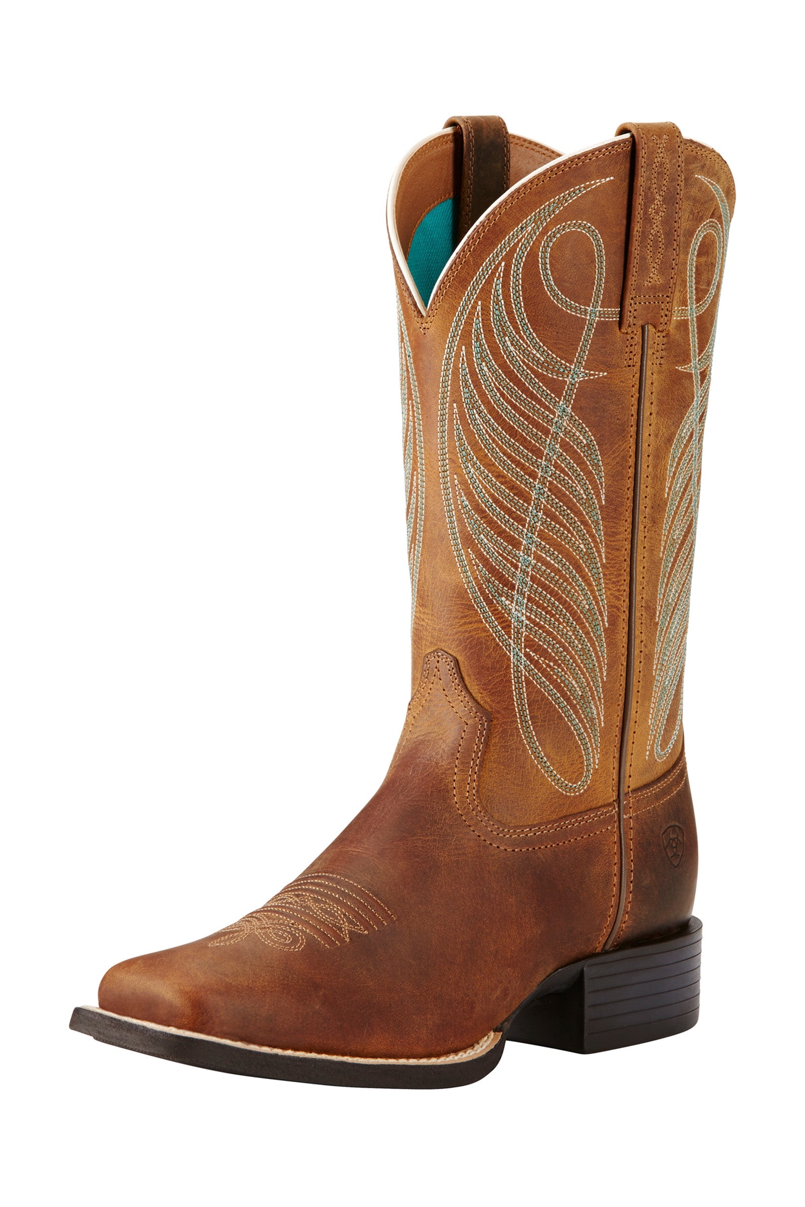 Ariat Round Up Wide Square Toe Woman's Western Boots Riding Boots & Riding Shoes