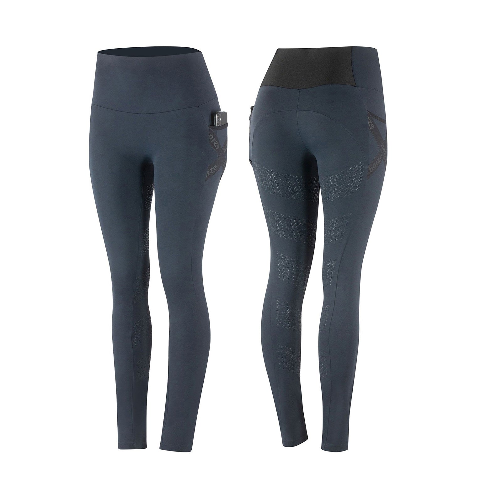 Horze Sandra funktionella silikonhelskodda tights för dam Womens Breeches