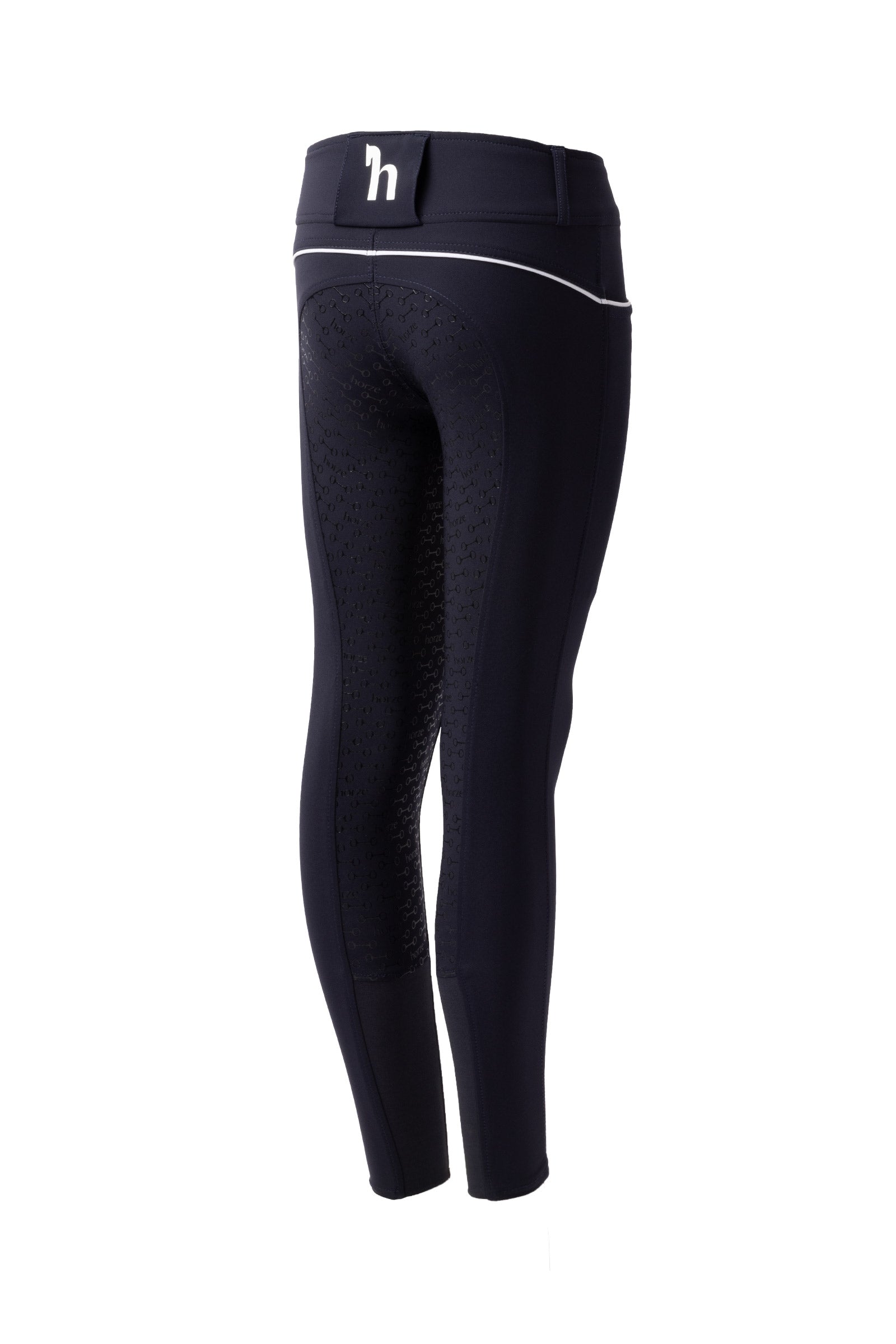 Horze Aubrey ridbyxa för barn med hög midja och helskoning med silikon Barnridkläder