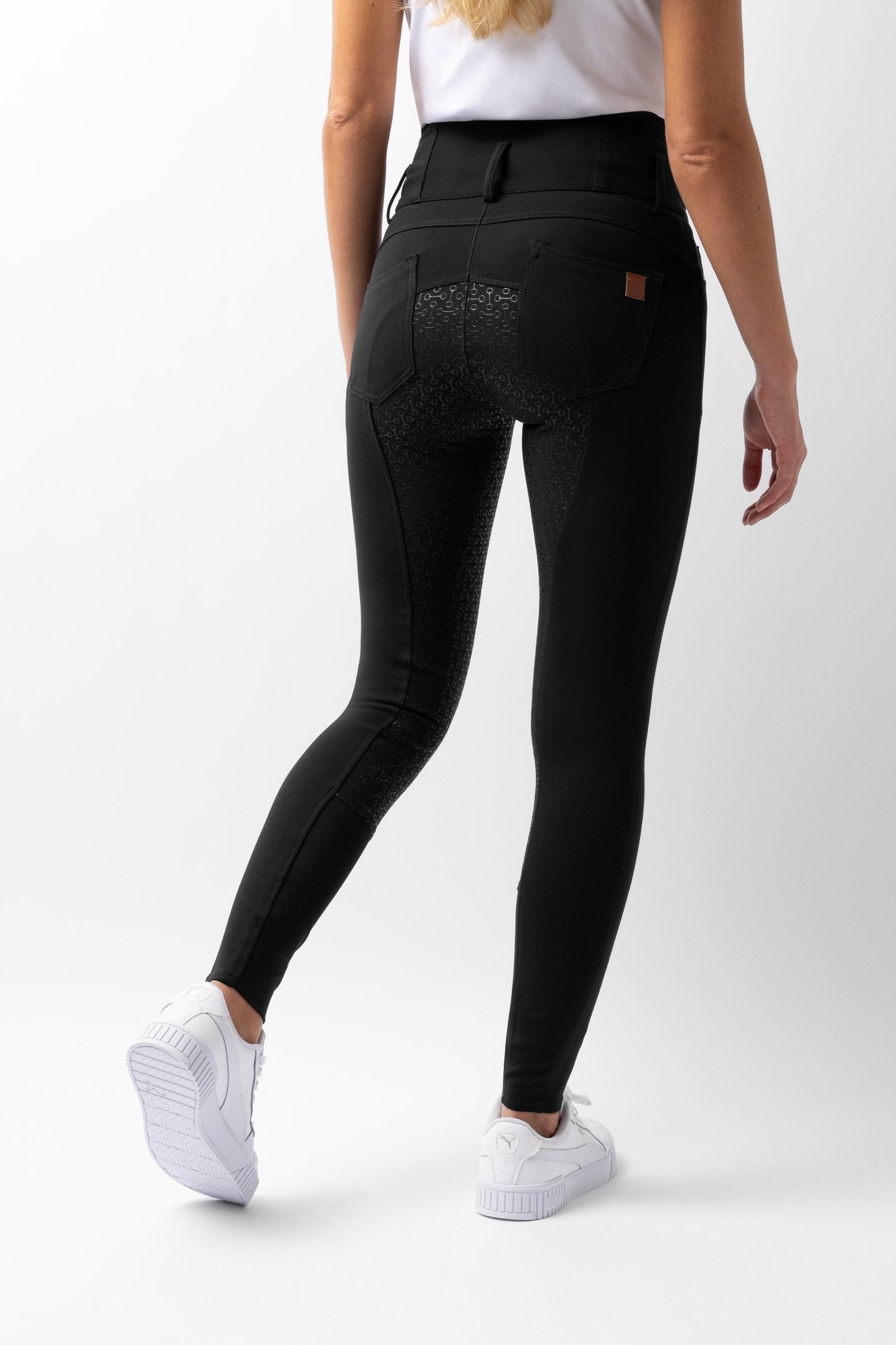 Horze Tara silikonhelskodda damridbyxor med hög midja Womens Breeches