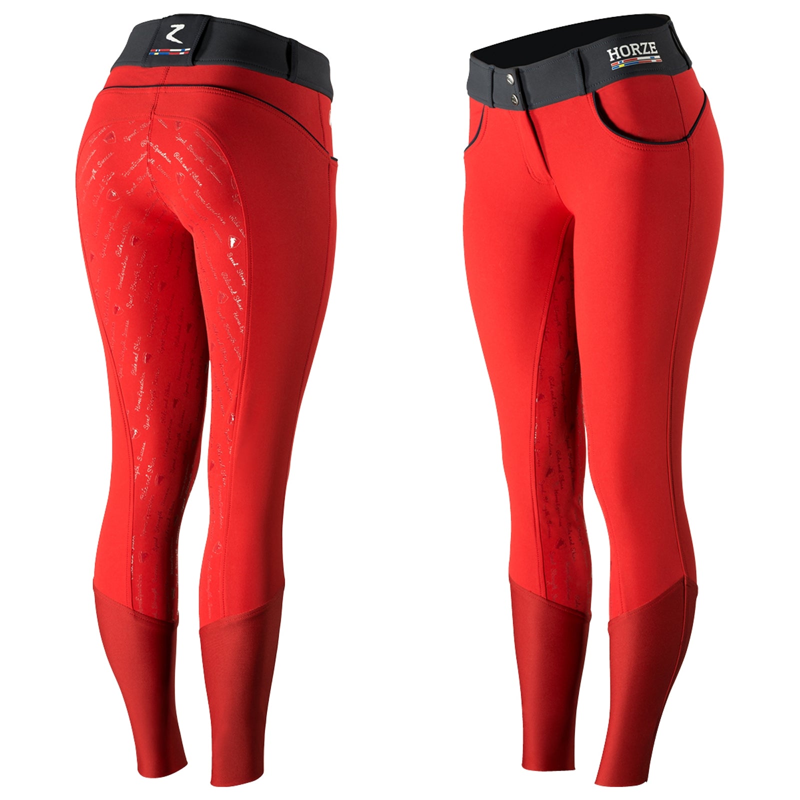 Horze Nordic Performance helskodda ridbyxor med silikongrepp för damer, UPF 50+ Womens Breeches