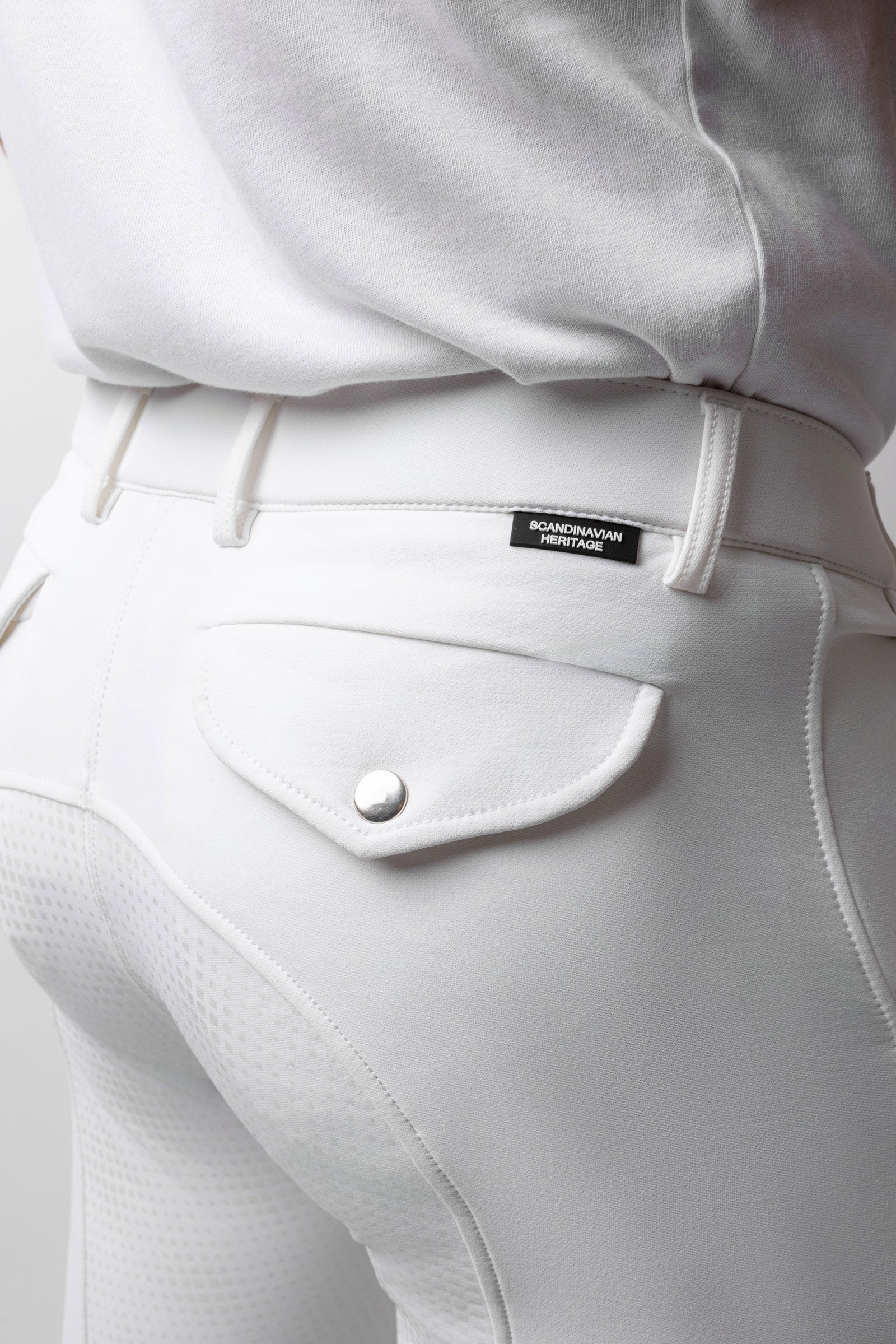 Horze Grand Prix Men's Silicone Full Seat Breeches UPF 50+ Mens Riding Clothing