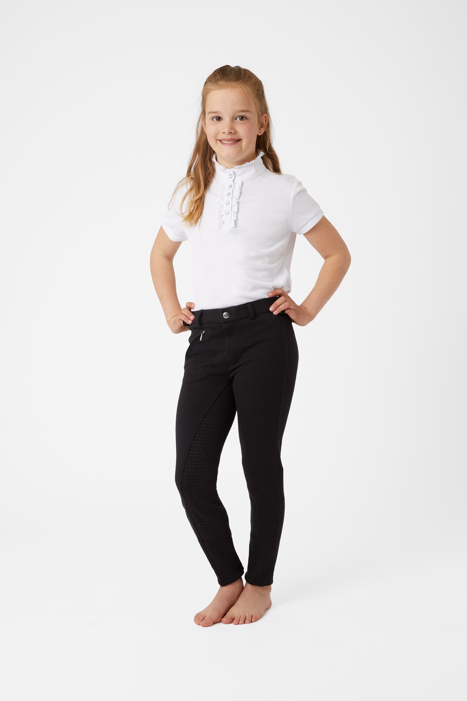 Horze Kids Active Silicone Grip Full Seat Breeches Kids Apparel