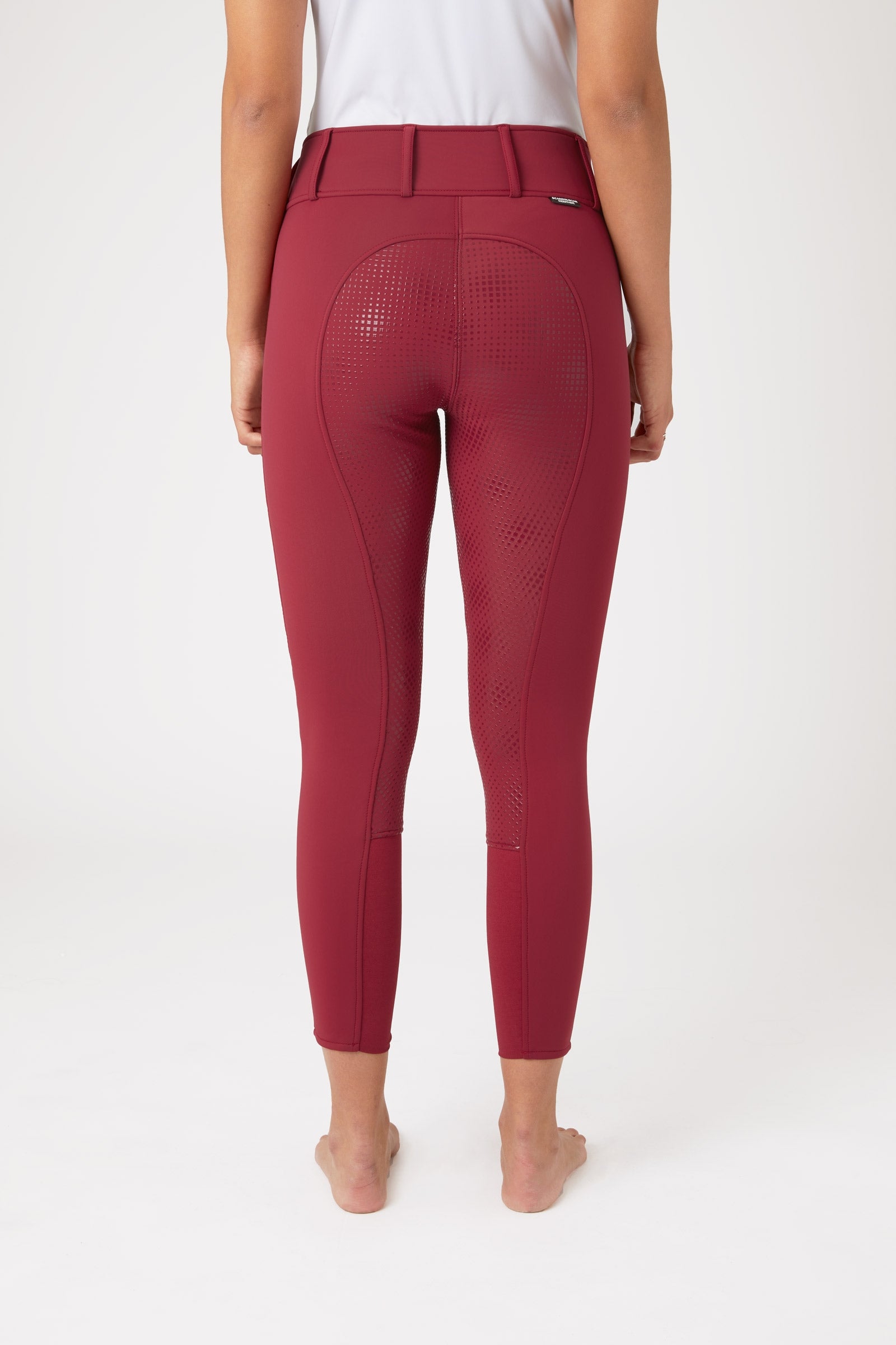 Horze Grand Prix Thermo Softshell Silicone FS Breeches for Women Womens Breeches