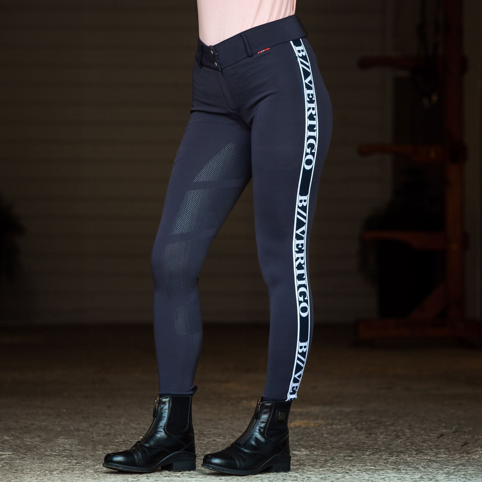 B Vertigo Angelika Full Seat Breeches High Waist with silicone grip for Woman Womens Breeches