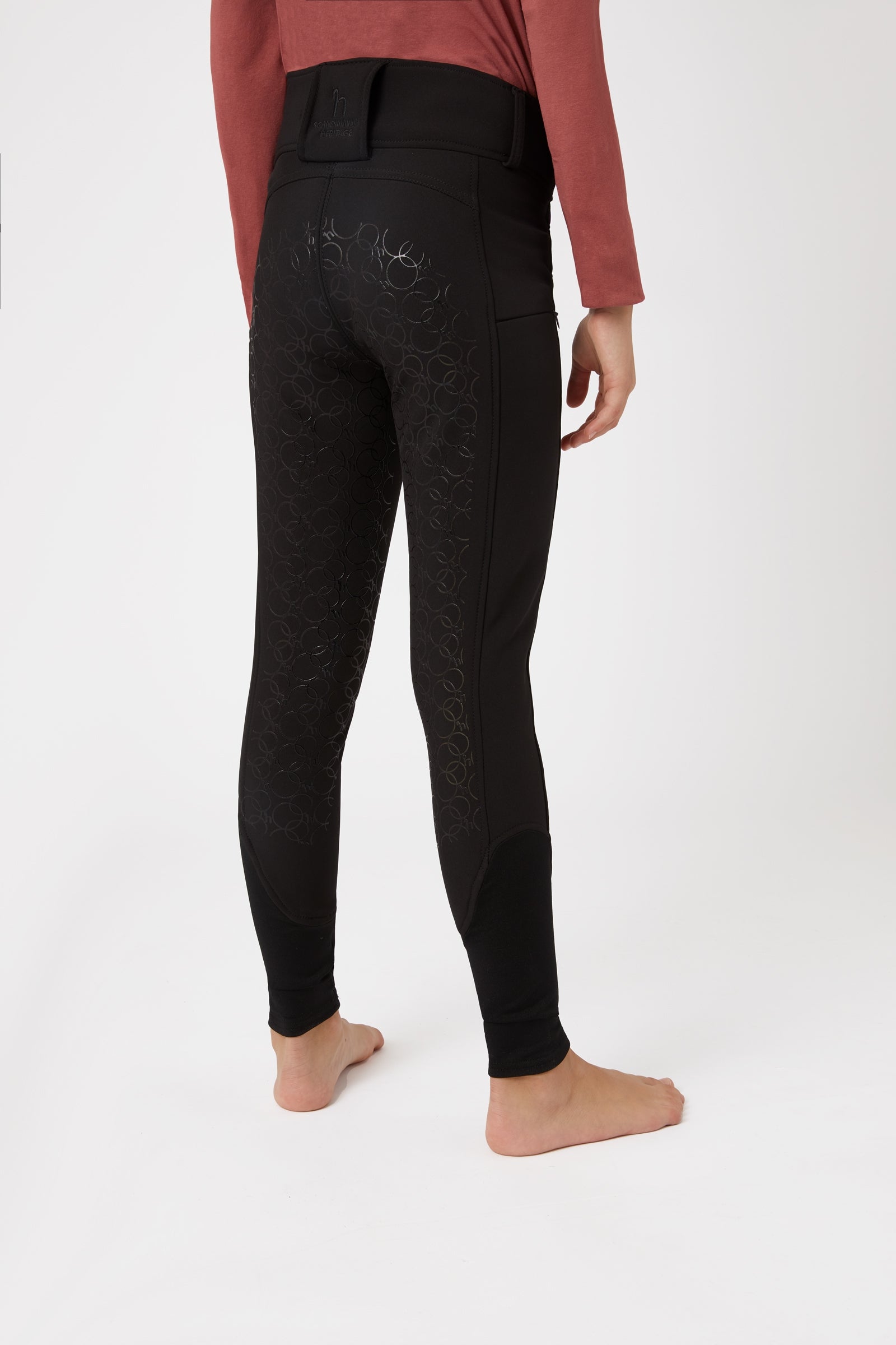 Horze Leighton Teens Full Seat Thermo Breeches Kids Apparel