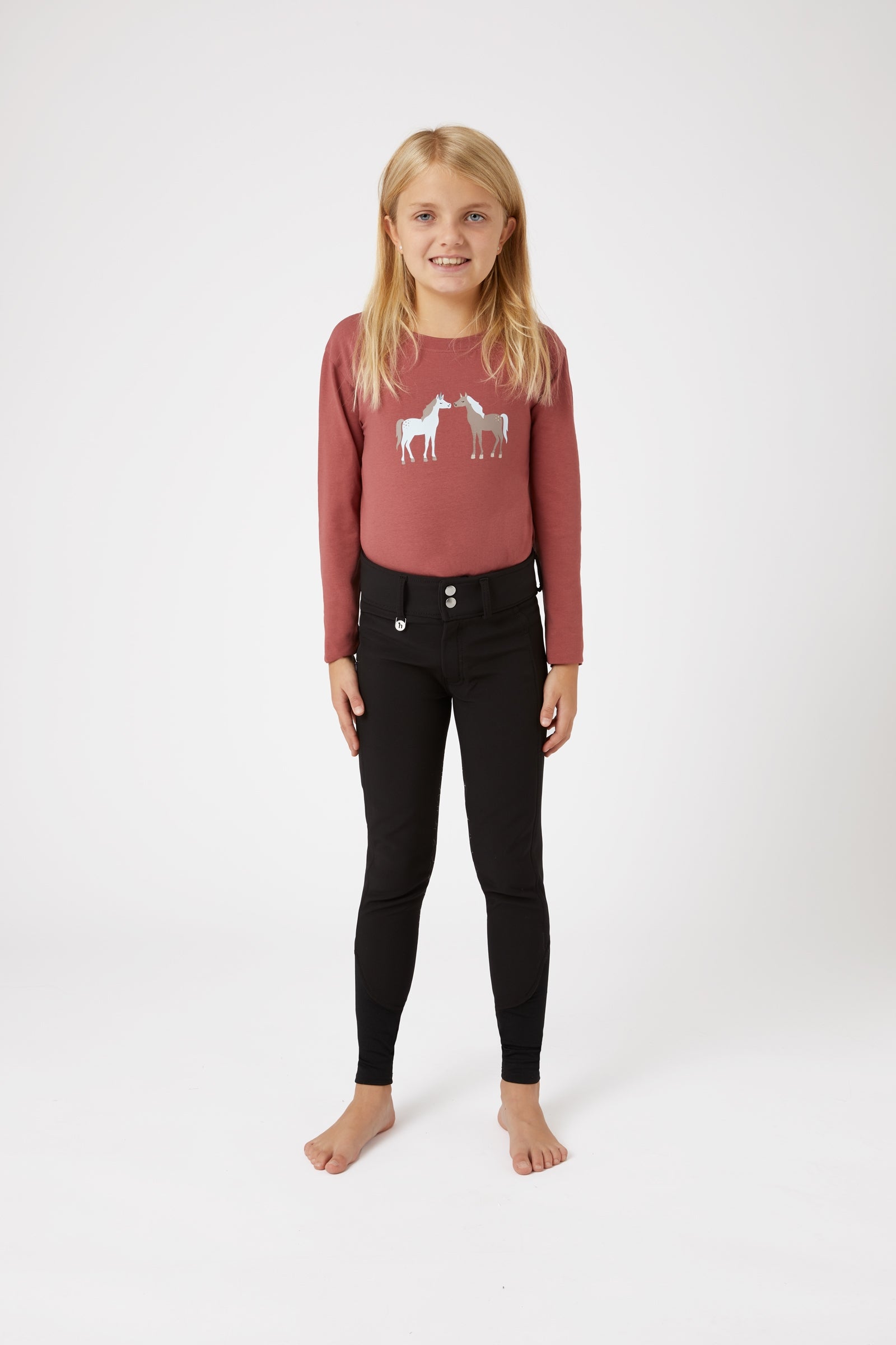 Horze Leighton Teens Full Seat Thermo Breeches Kids Apparel