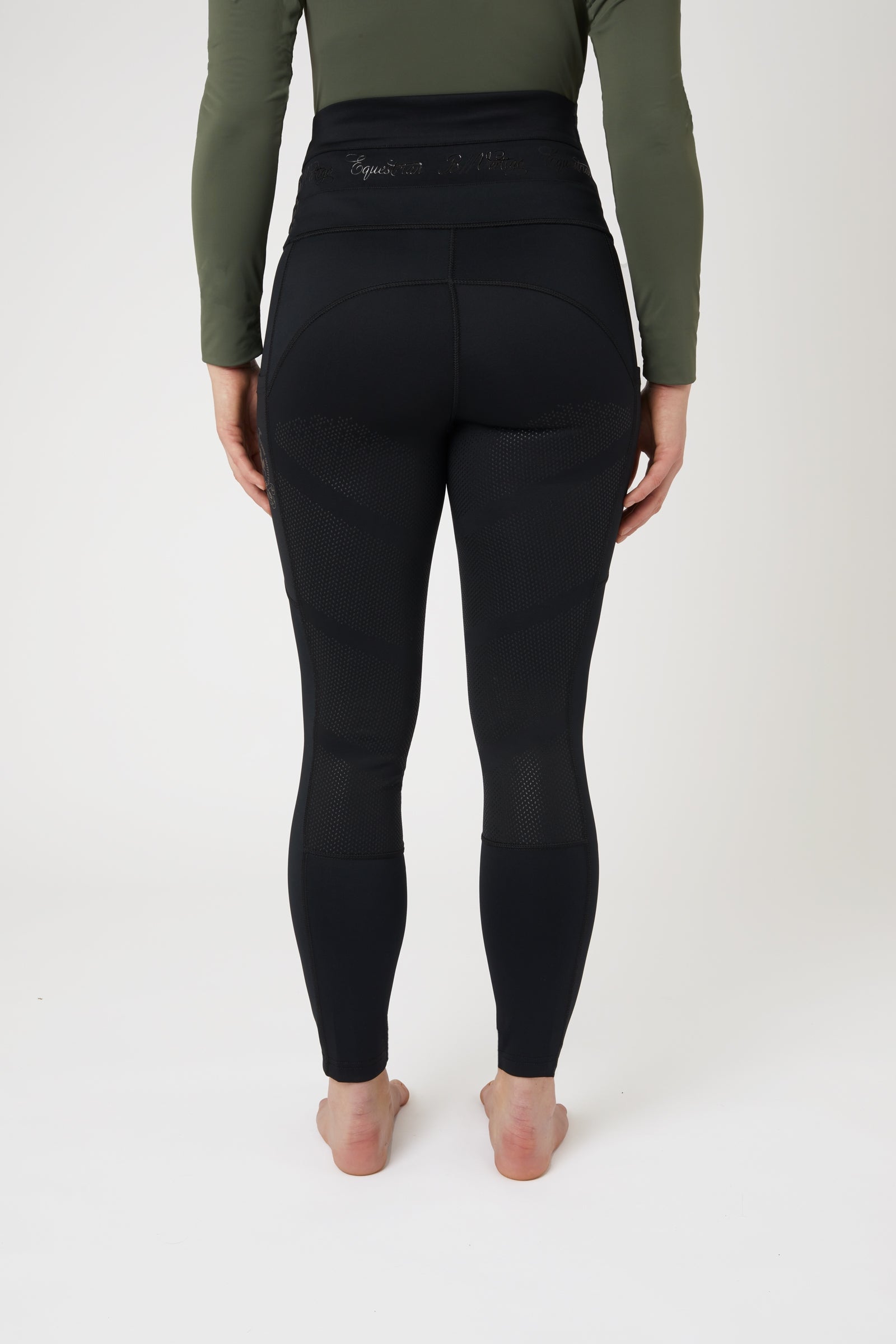 B Vertigo Caitlin Women's Full Seat Riding Tights with High Waist Womens Breeches