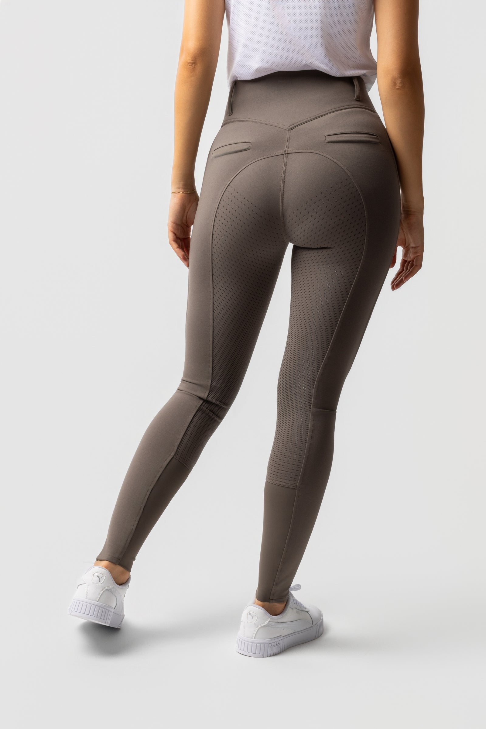 Horze Mira silikonhelskodda damridbyxor med hög midja Womens Breeches