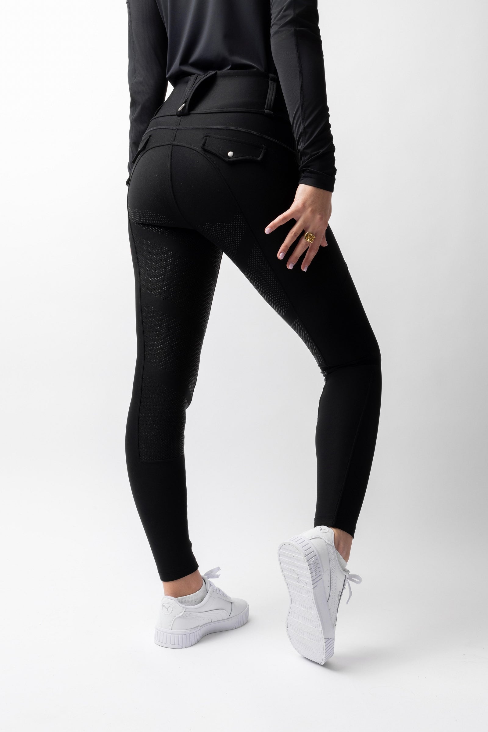 B Vertigo Chiara Helskodda ridbyxor med kompression och hybrid-design Womens Breeches