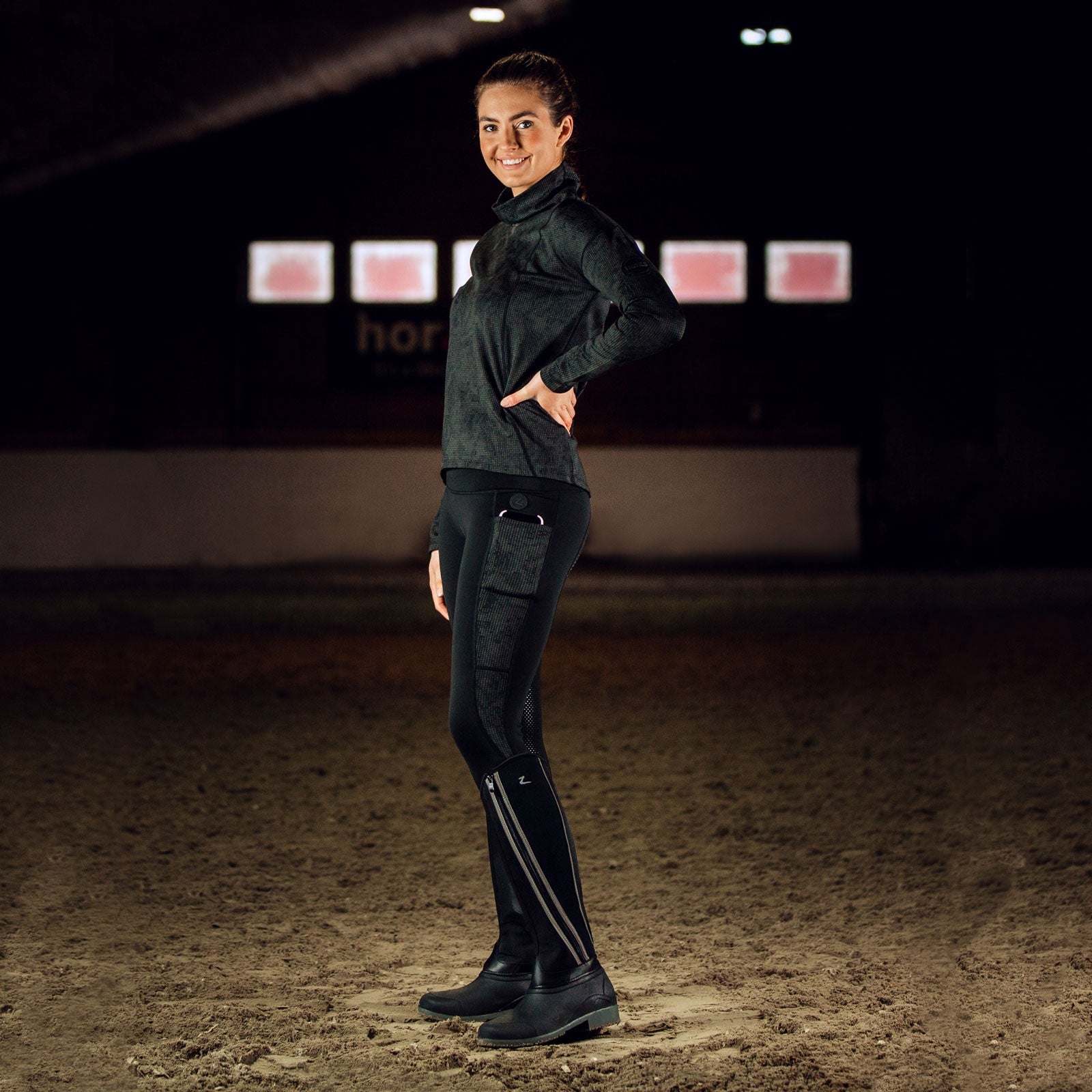 Horze Nome Neoprene Tall Boots Riding Boots & Riding Shoes