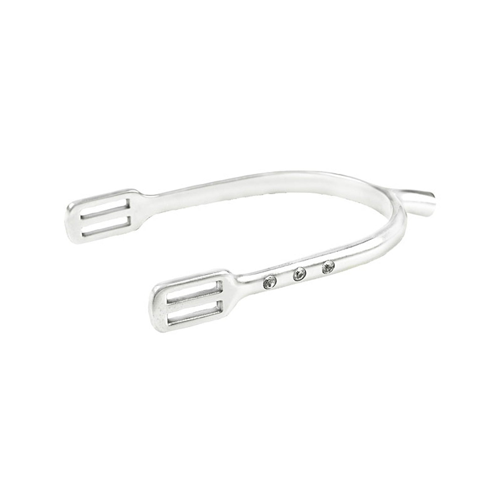 Horze sporrar med bling, klara kristaller Ridspön