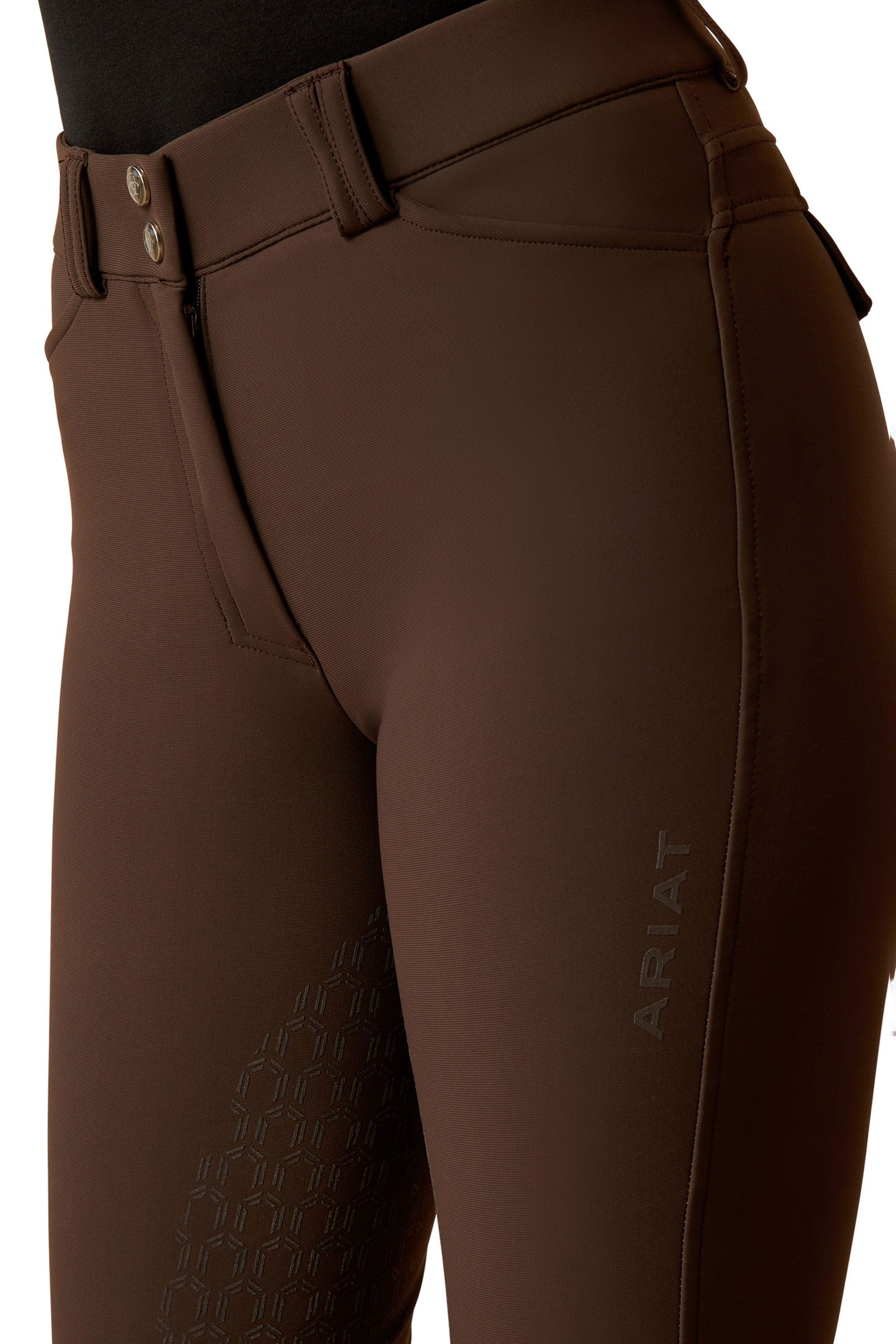 Ariat Tri Factor Vivacity Half Grip Breeches Womens Breeches