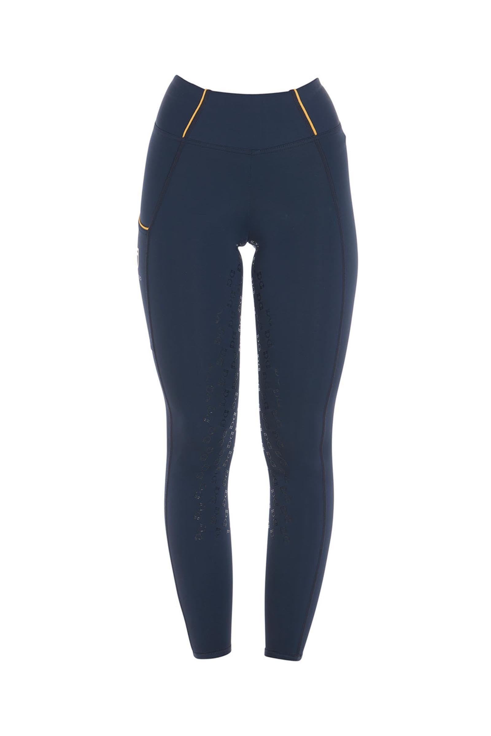 Equestro Women's Fleece Lining Full Grip Leggings Womens Breeches