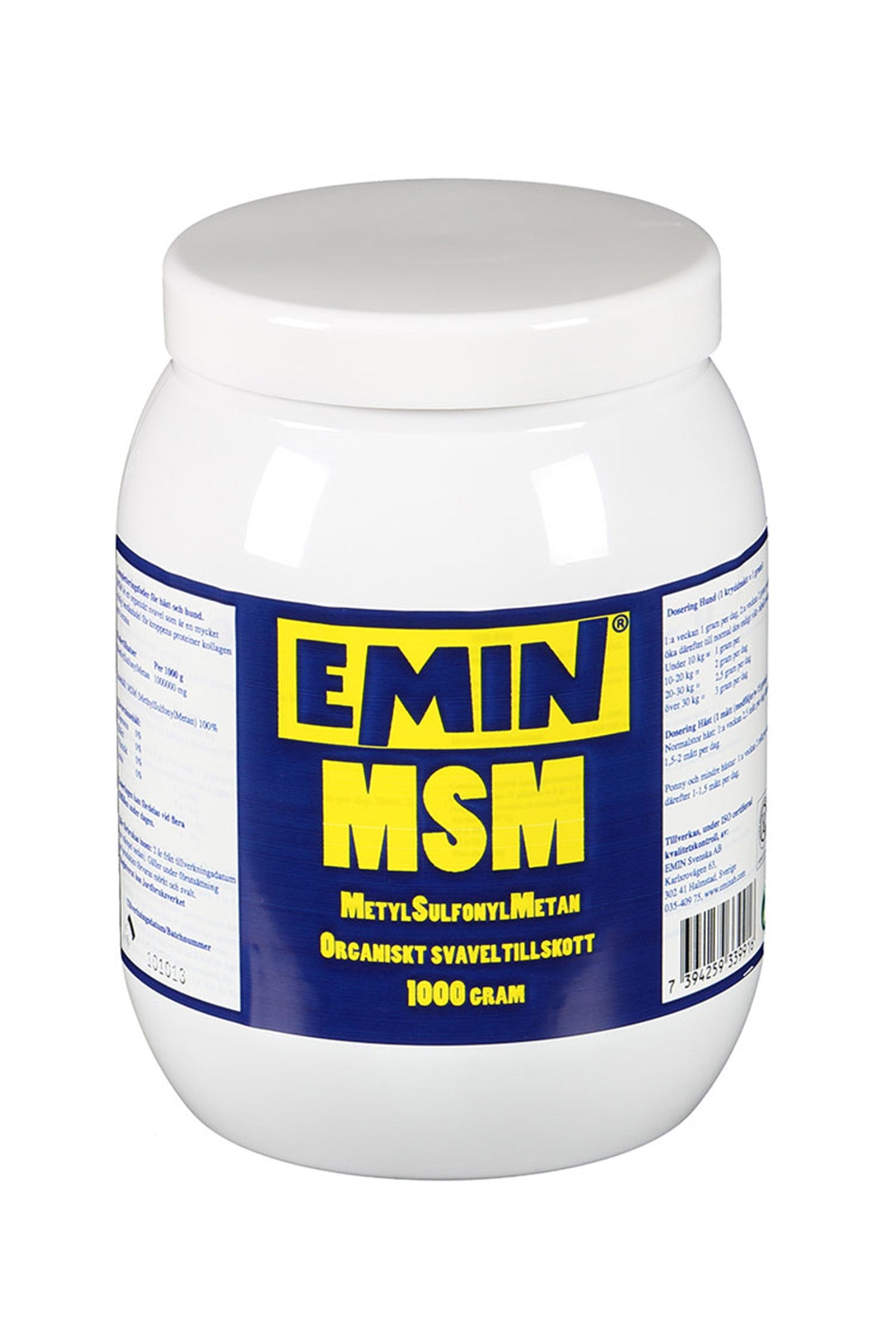 Emin MSM 100% 1000 g Horse Feed & Nutrition