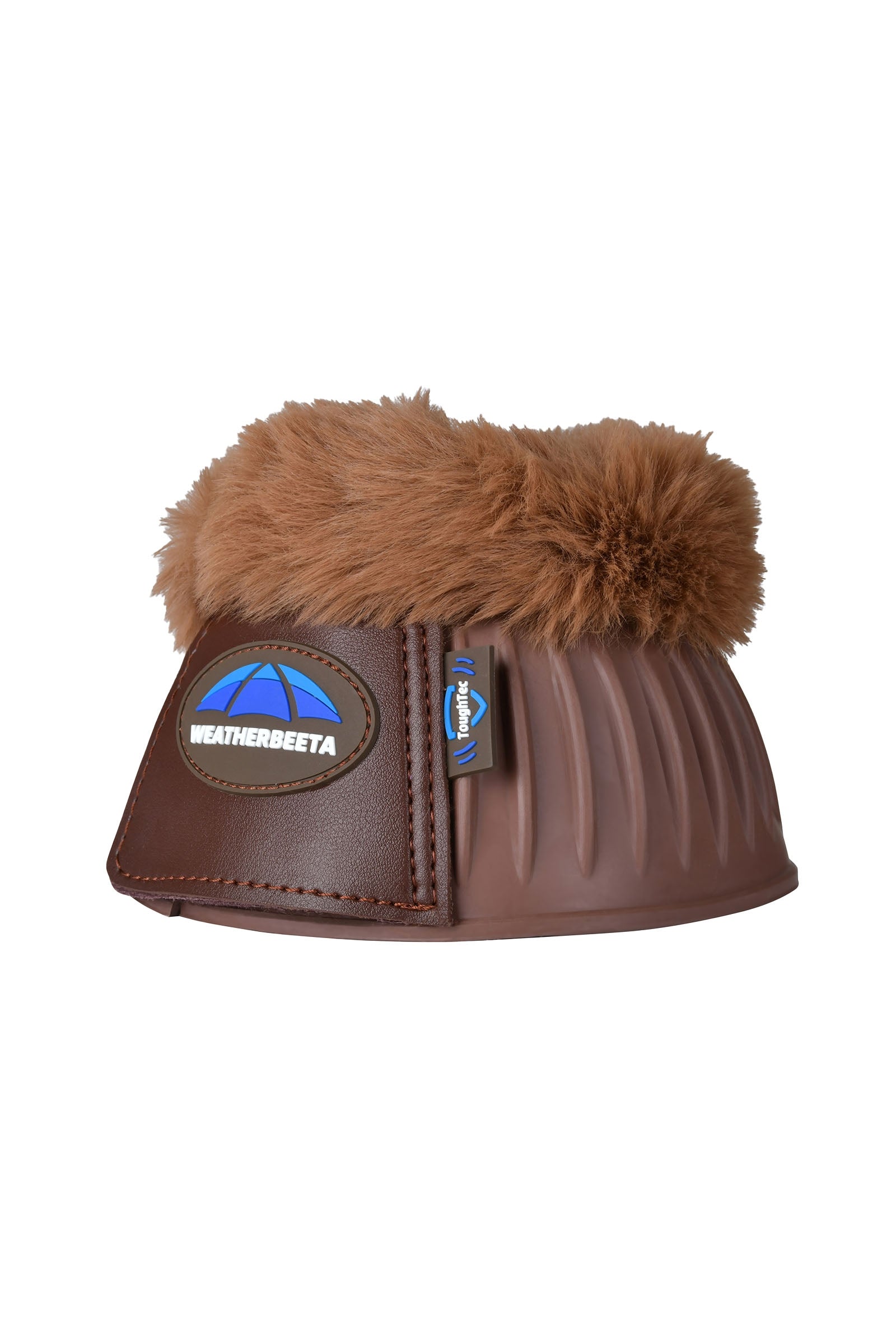 Weatherbeeta Tough-Tec Prime Fleece Trim Rubber Bell Boots Leg Protection & Hoof Protection for Horses