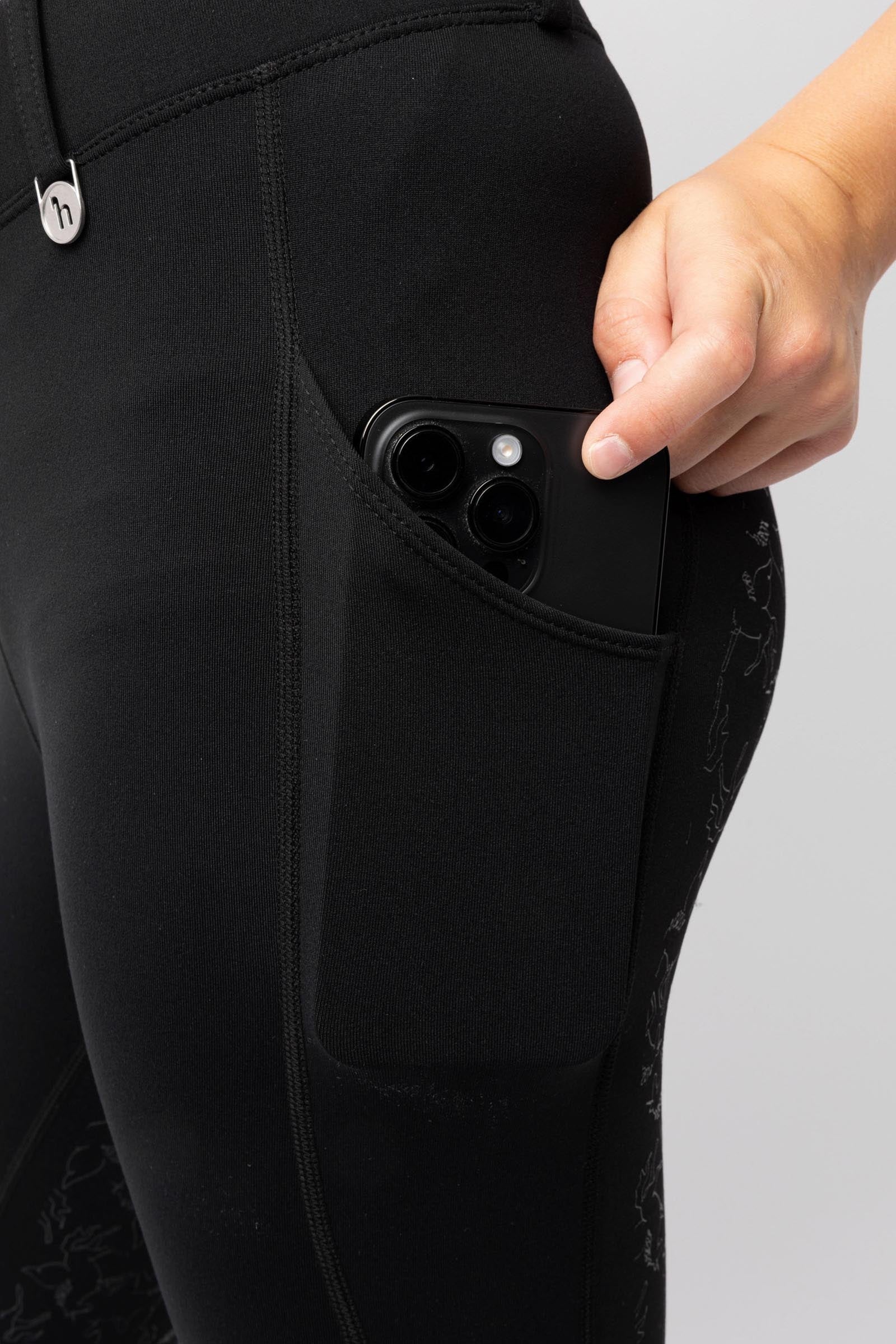 Horze Dea Kid´s Thermo Fullgrip Tights Kids Apparel