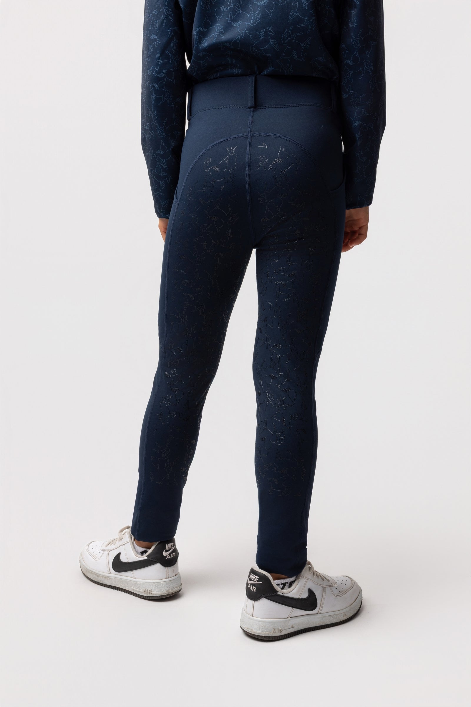 Horze Dea barnens helskodda ridbyxor i thermo Barnridkläder