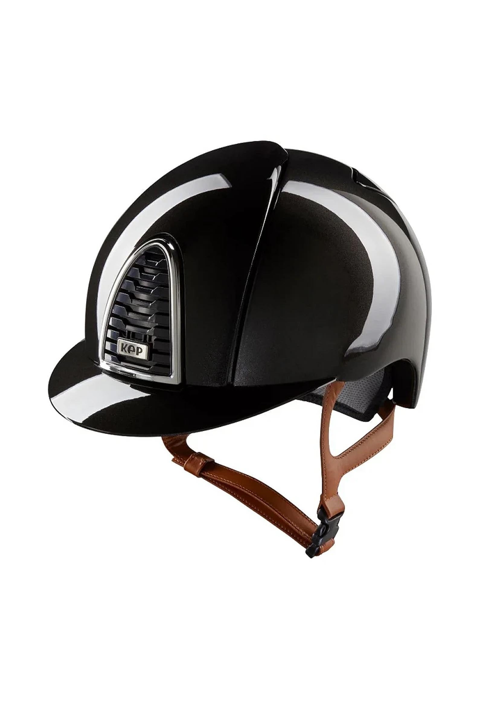 KEP Helmets KEP Cromo 2.0 Shine/Beige Polo Riding Helmet, App Compatible Ridhjälmar & Säkerhetsvästar