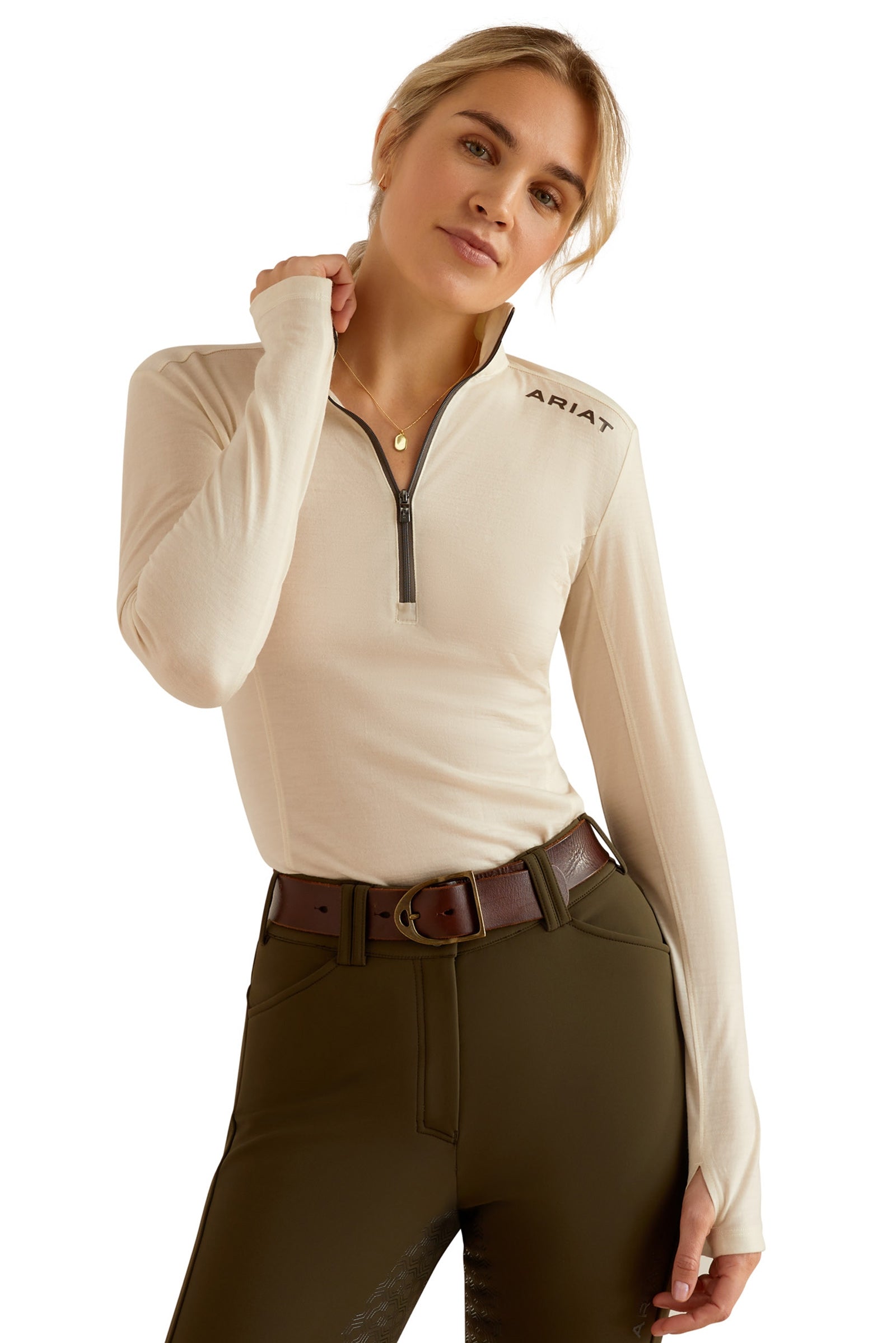 Ariat Cheviot Women´s 1/4 Zip Baselayer Shirt Damridkläder