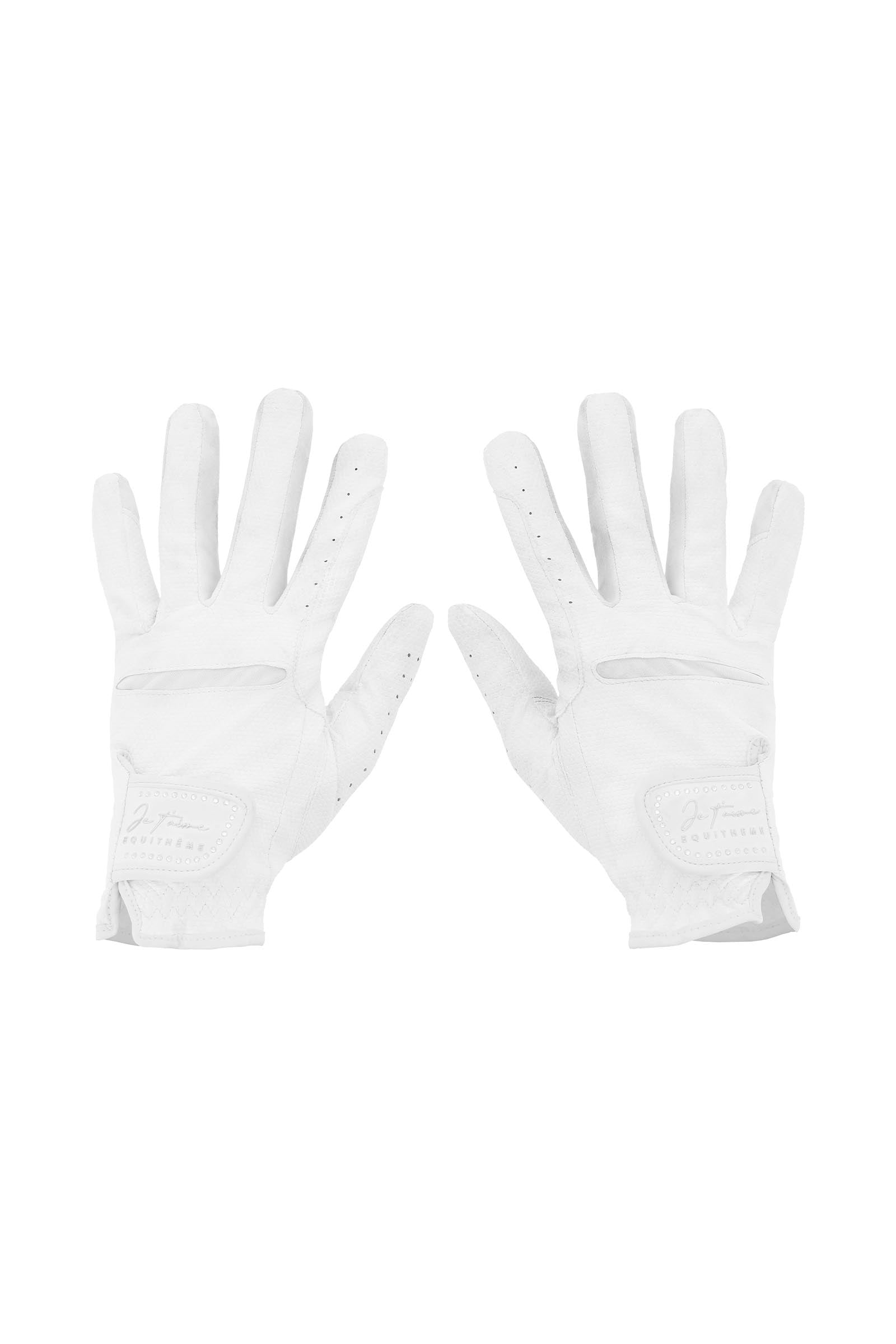 Equi Theme EQUITHÈME Strass Je t'aime Gloves Riding Gloves