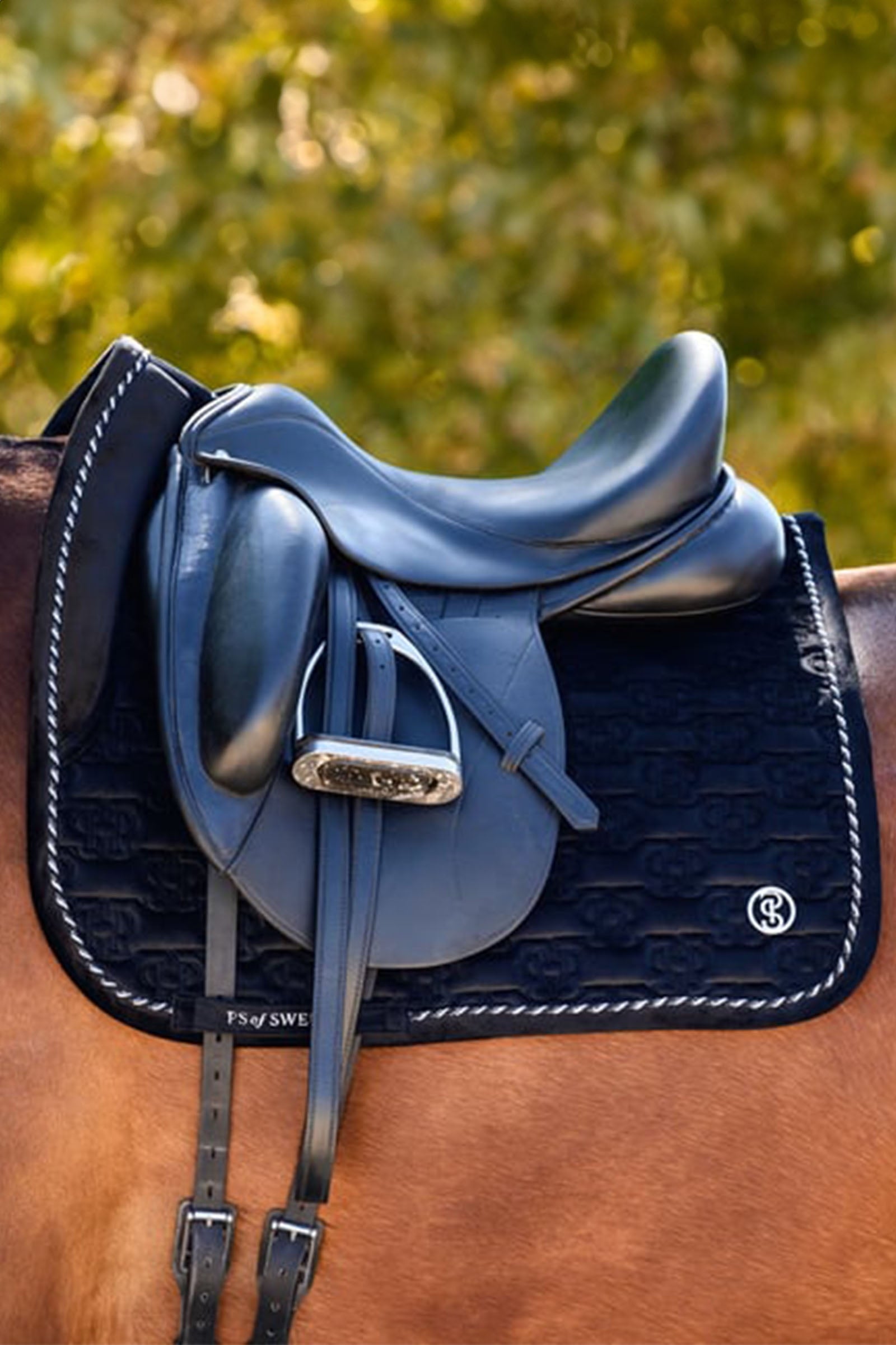 PS of Sweden Saddle Pad Velvet Monogram Dressage Saddle Pads