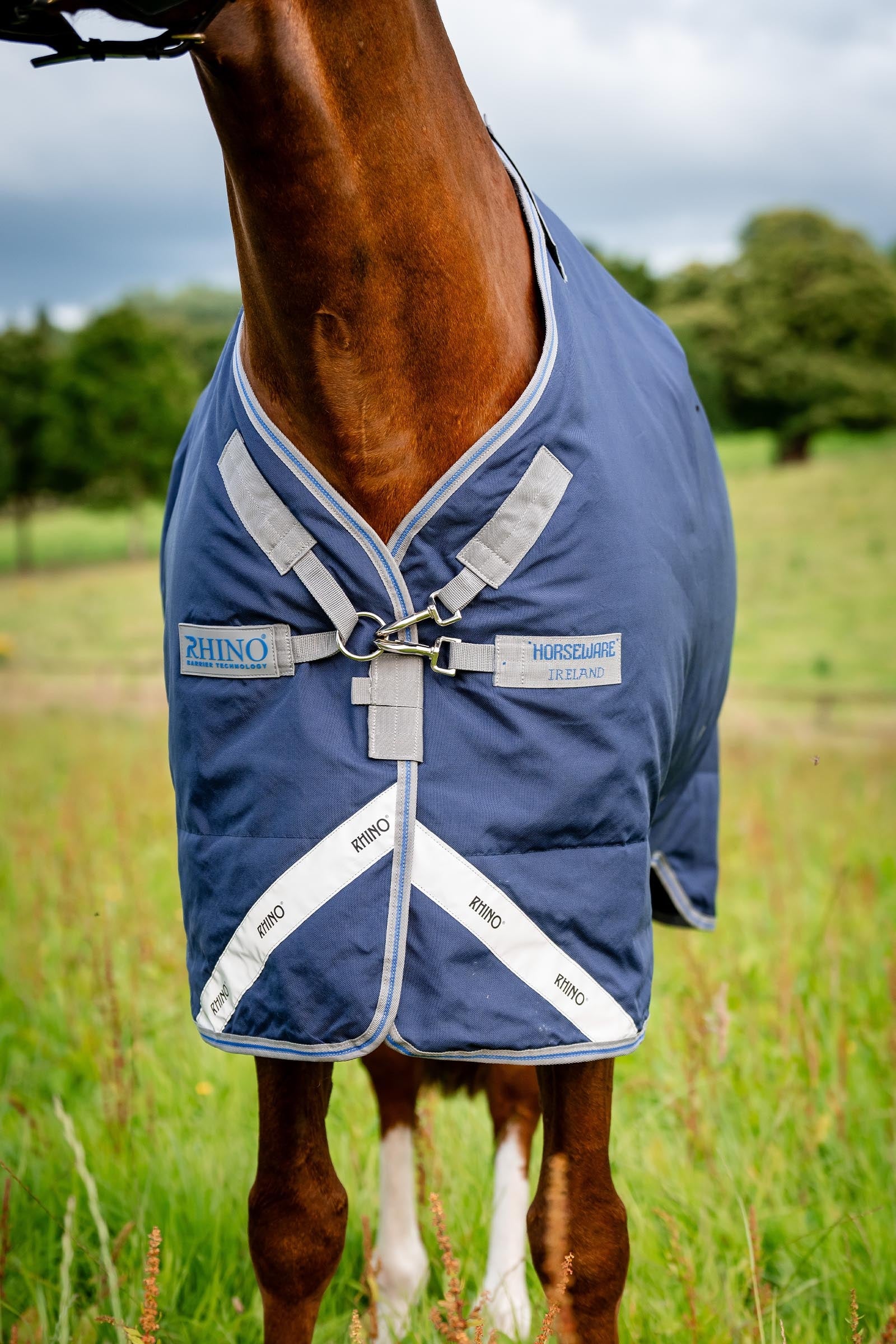 Horseware Rhino Plus Vari-Layer Turnout Rug With Detachable Neck, 250g Horse Rugs