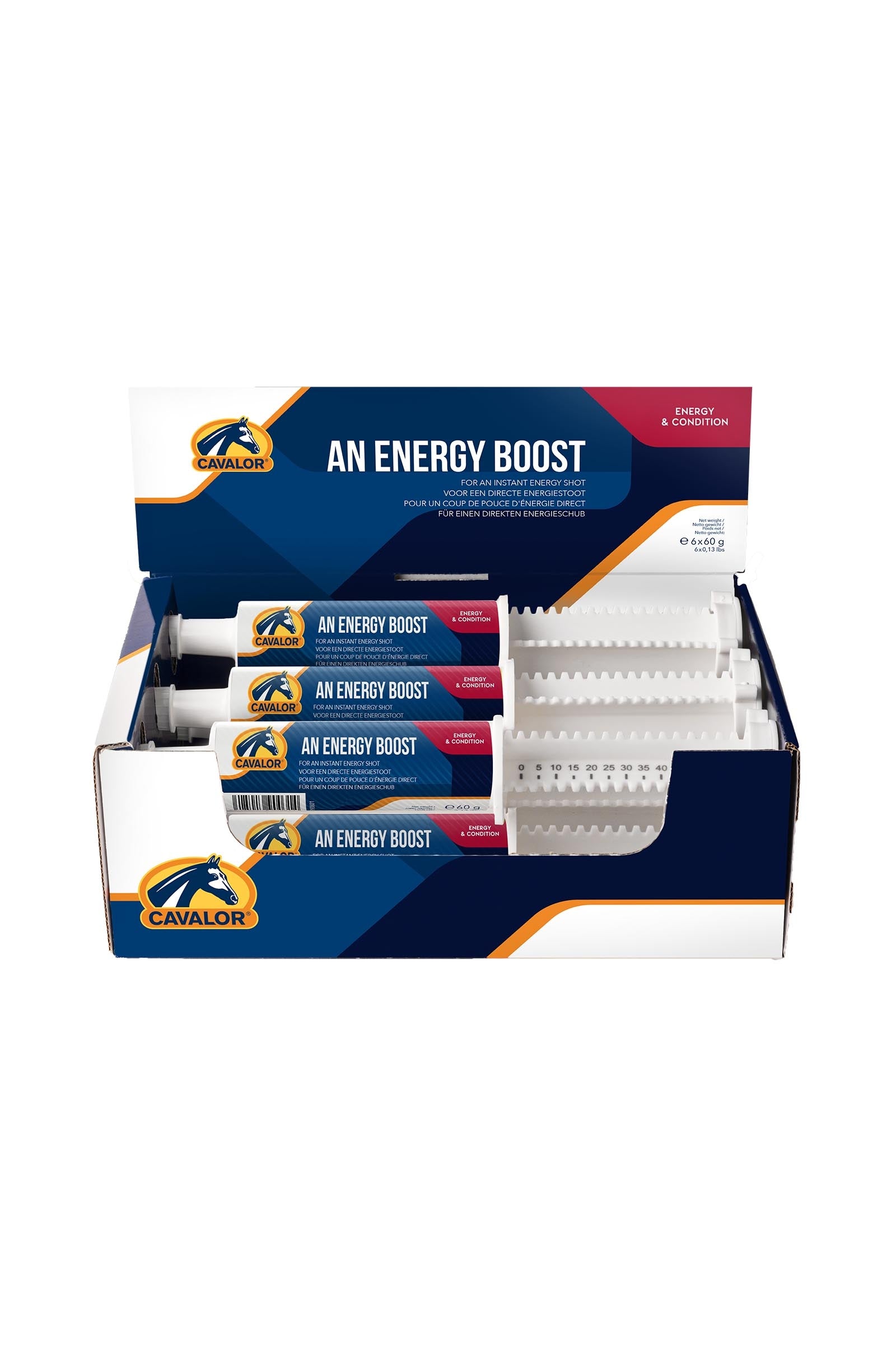 Cavalor An Energy Boost, energitillskott, (6 x 60 g) Horse Feed & Nutrition