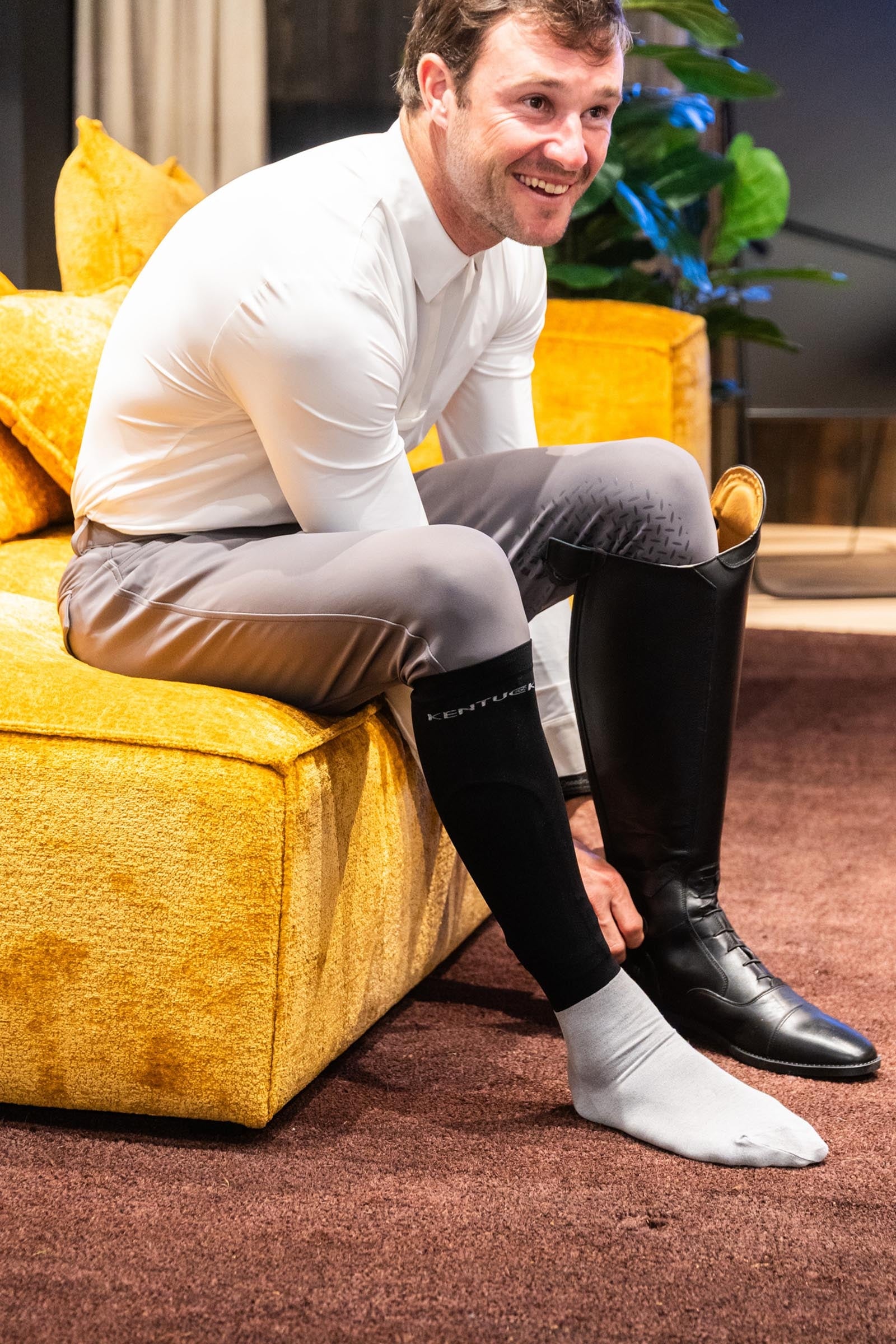 Kentucky Horsewear Kentucky Horseware Mexico Men´s Knee Grip Breeches Mens Riding Clothing