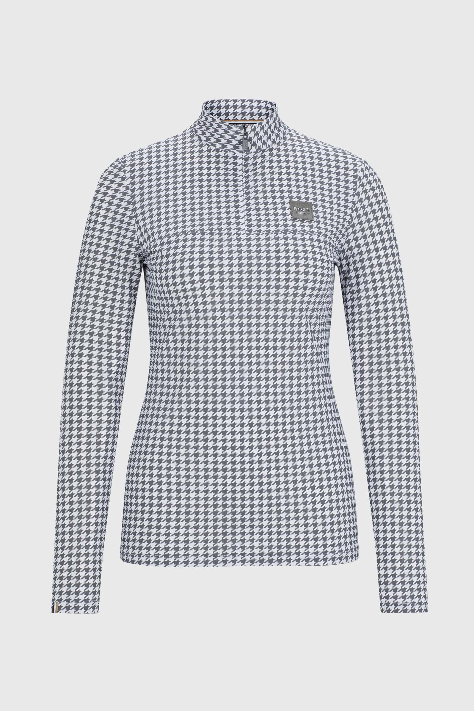 BOSS Equestrian Boss Rachel träningsskjorta Houndstooth Damridkläder