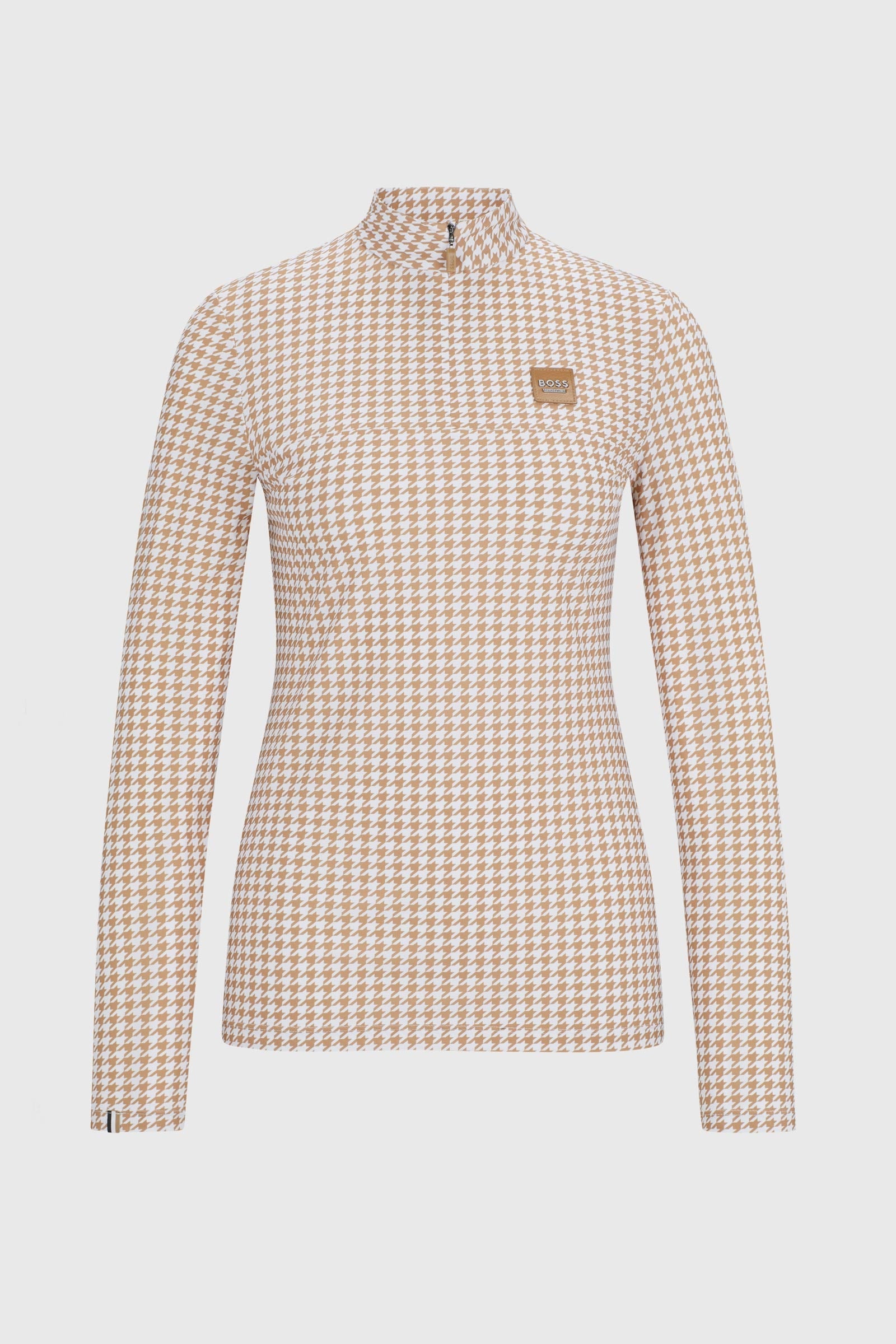BOSS Equestrian Boss Rachel träningsskjorta Houndstooth Damridkläder