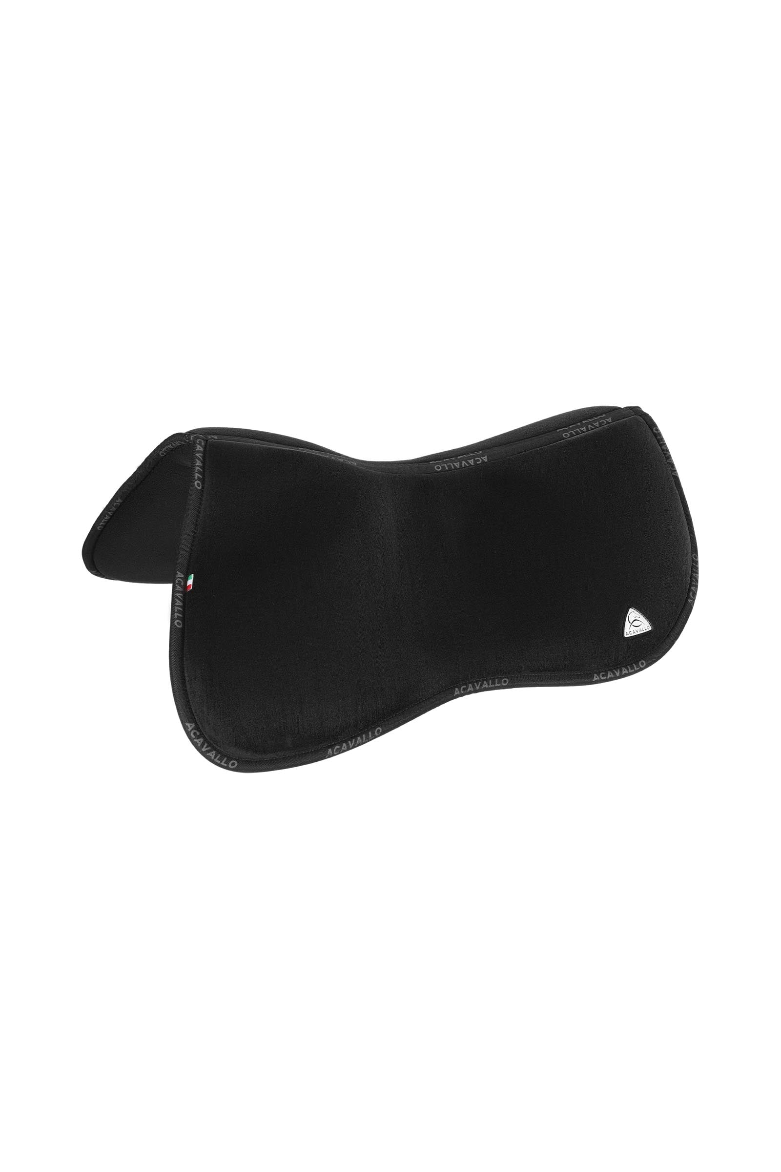 Acavallo klassisk halvpadd i memory foam med mocka, bakhöjning Schabrak