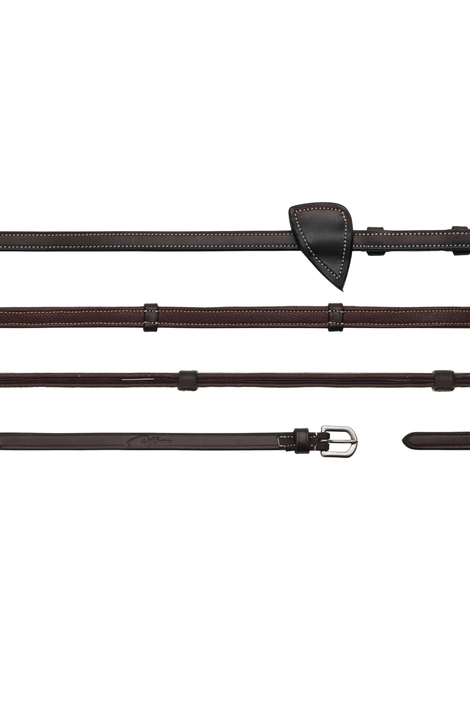 Dy'on Working 1/2" Leather Handle Reins Bridles & Reins