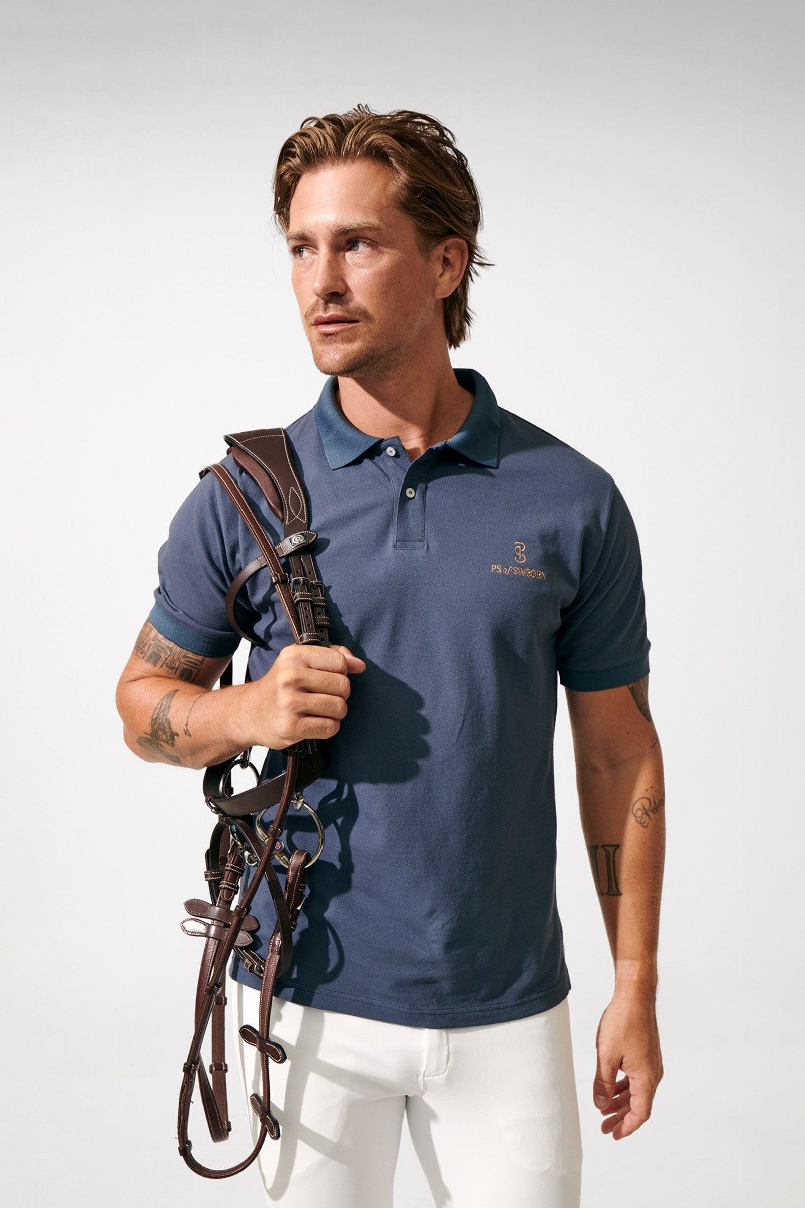 PS of Sweden Lucas Men´s Pique Polo Shirt Herridkläder