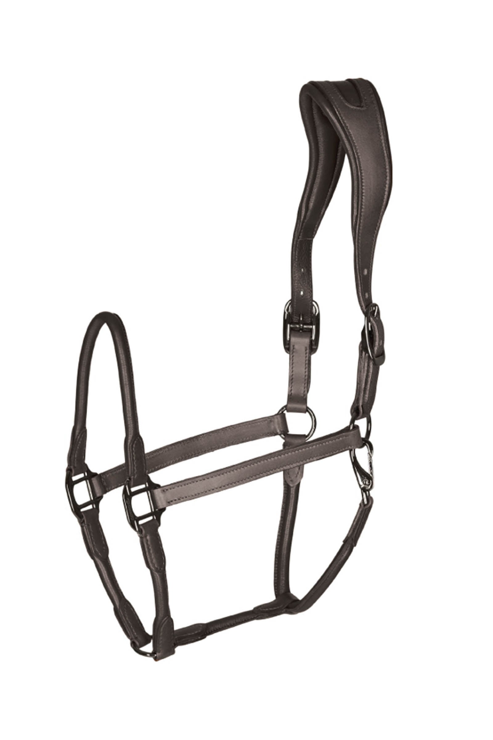 Catago leather halter with round-stitched noseband Grimma & grimskaft