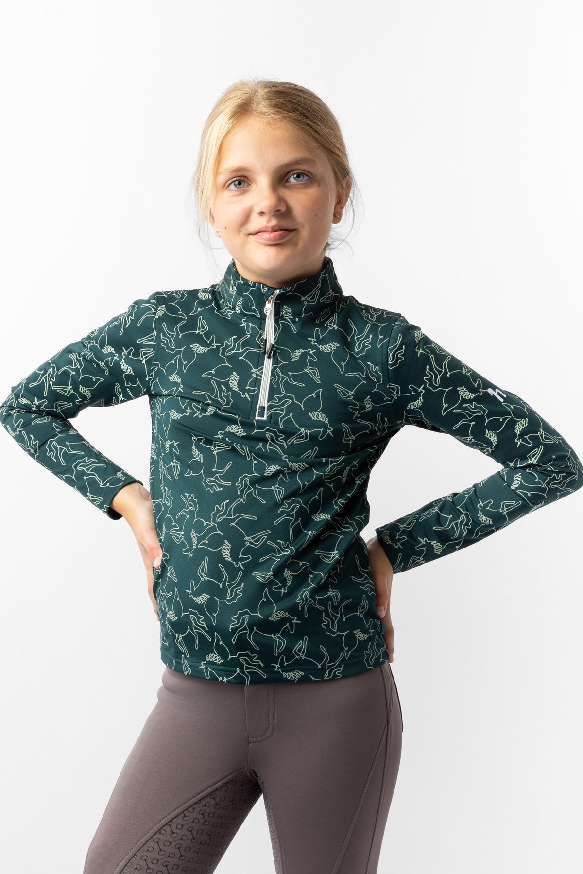 Horze Pegasus Barn Träningsshirt Barnridkläder