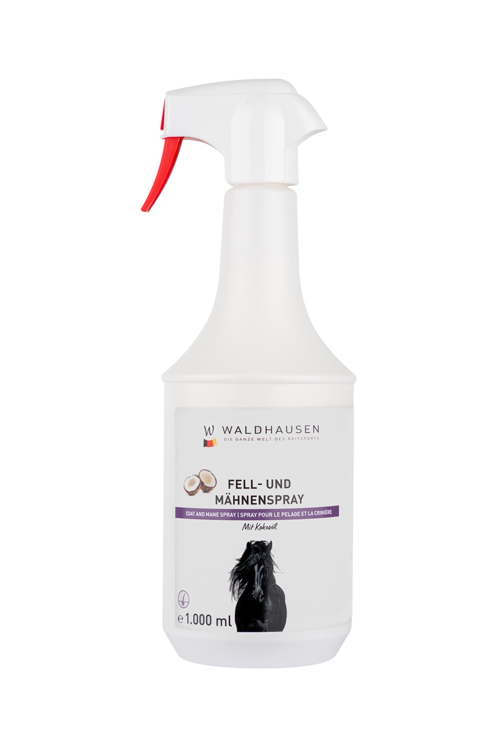 Waldhausen päls- och manespray med kokosolja, 1 l Hälsovård