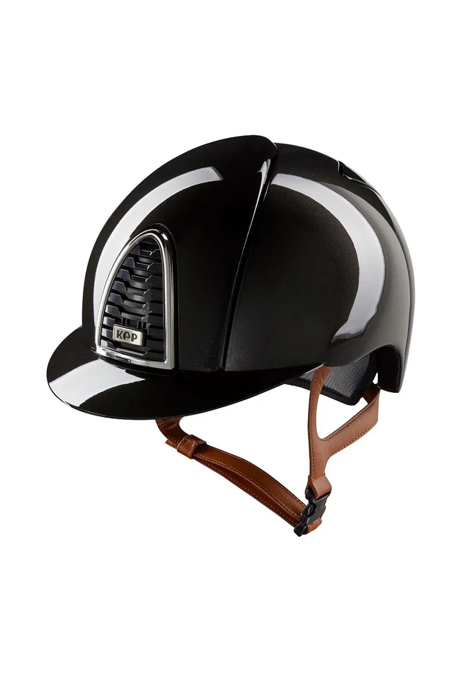 KEP Helmets KEP Cromo 2.0 Shine/Beige Riding Helmet With Extra Visor, App Compatible Ridhjälmar & Säkerhetsvästar