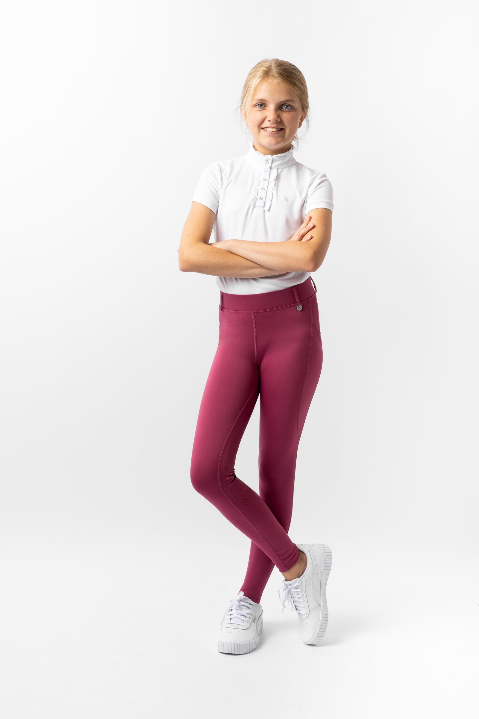 Horze Dea Kids´ Riding Tights With Full Grip Kids Apparel