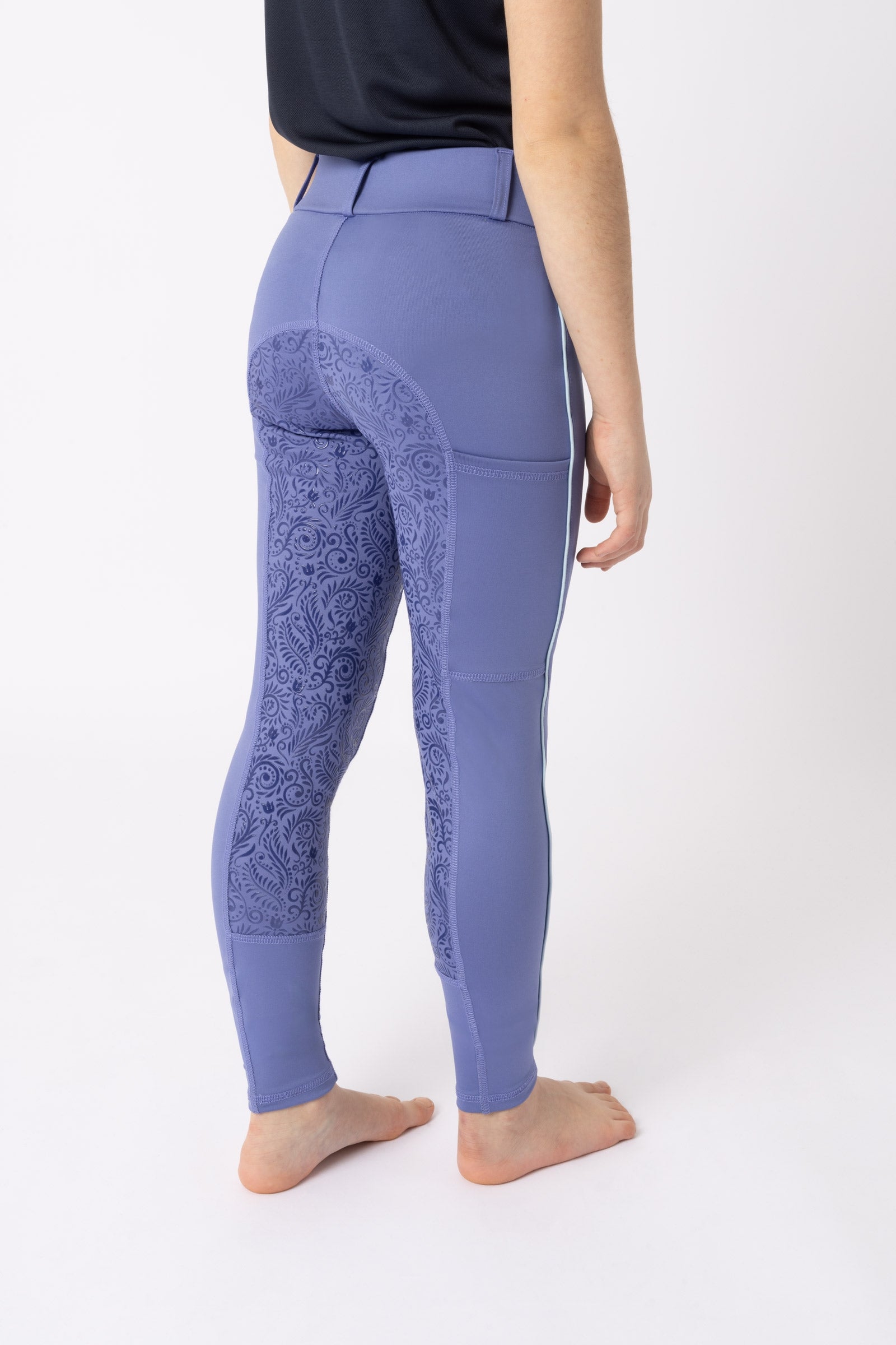 Horze Suna ridtights med helskodd, barnstorlek Barnridkläder