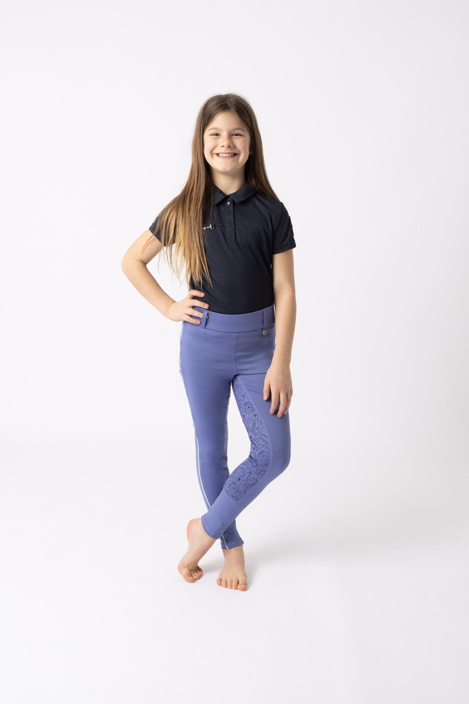 Horze Suna Kids' Full Grip Tights Kids Apparel