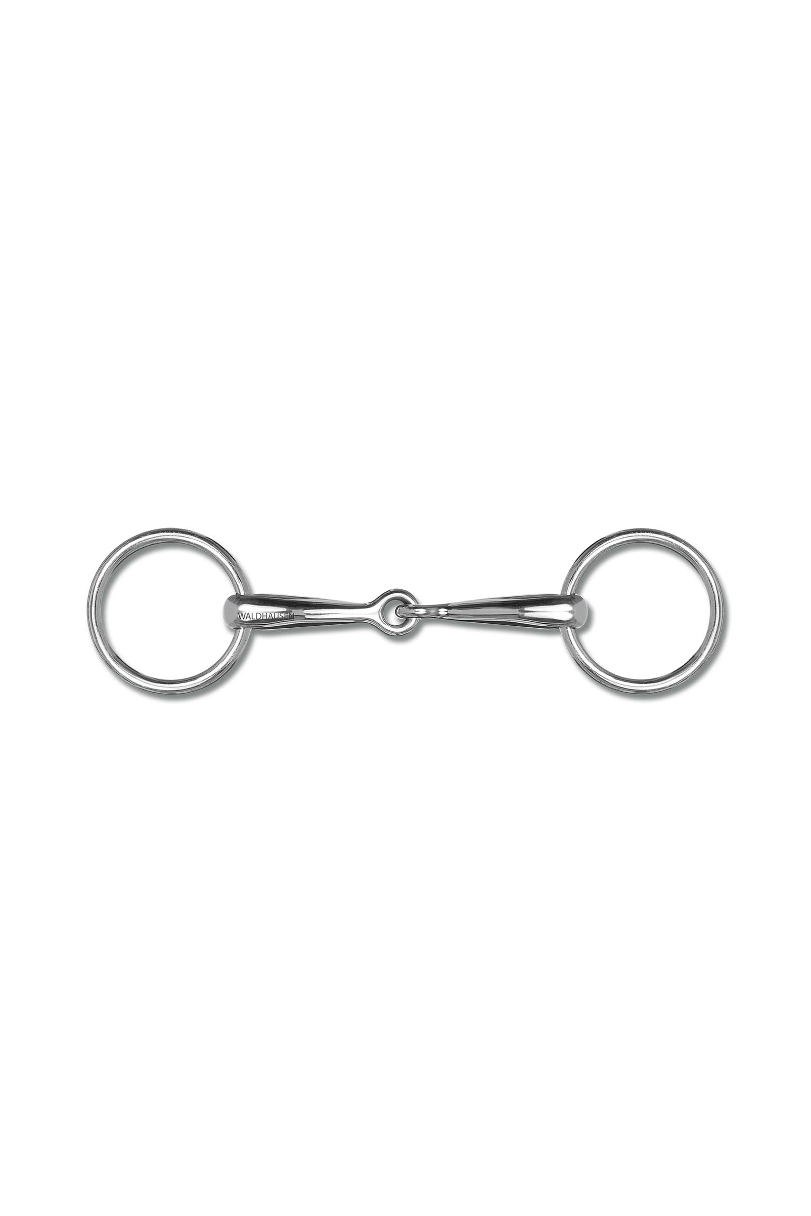 Waldhausen Pony-Snaffle Bit Economic, SS Solid, Single Jt., 14 mm Horse Bits