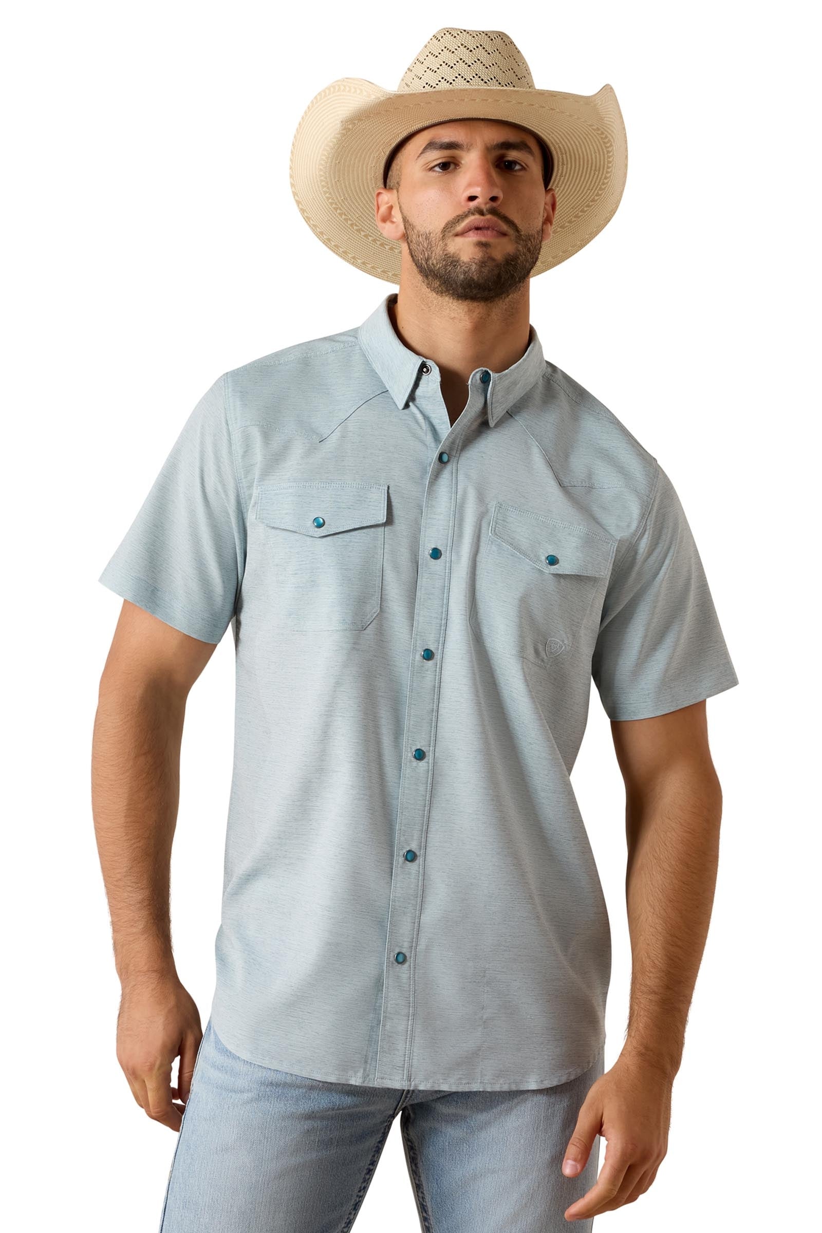 Ariat Men's VentTEK Western Fitted Shirt Mens Riding Clothing