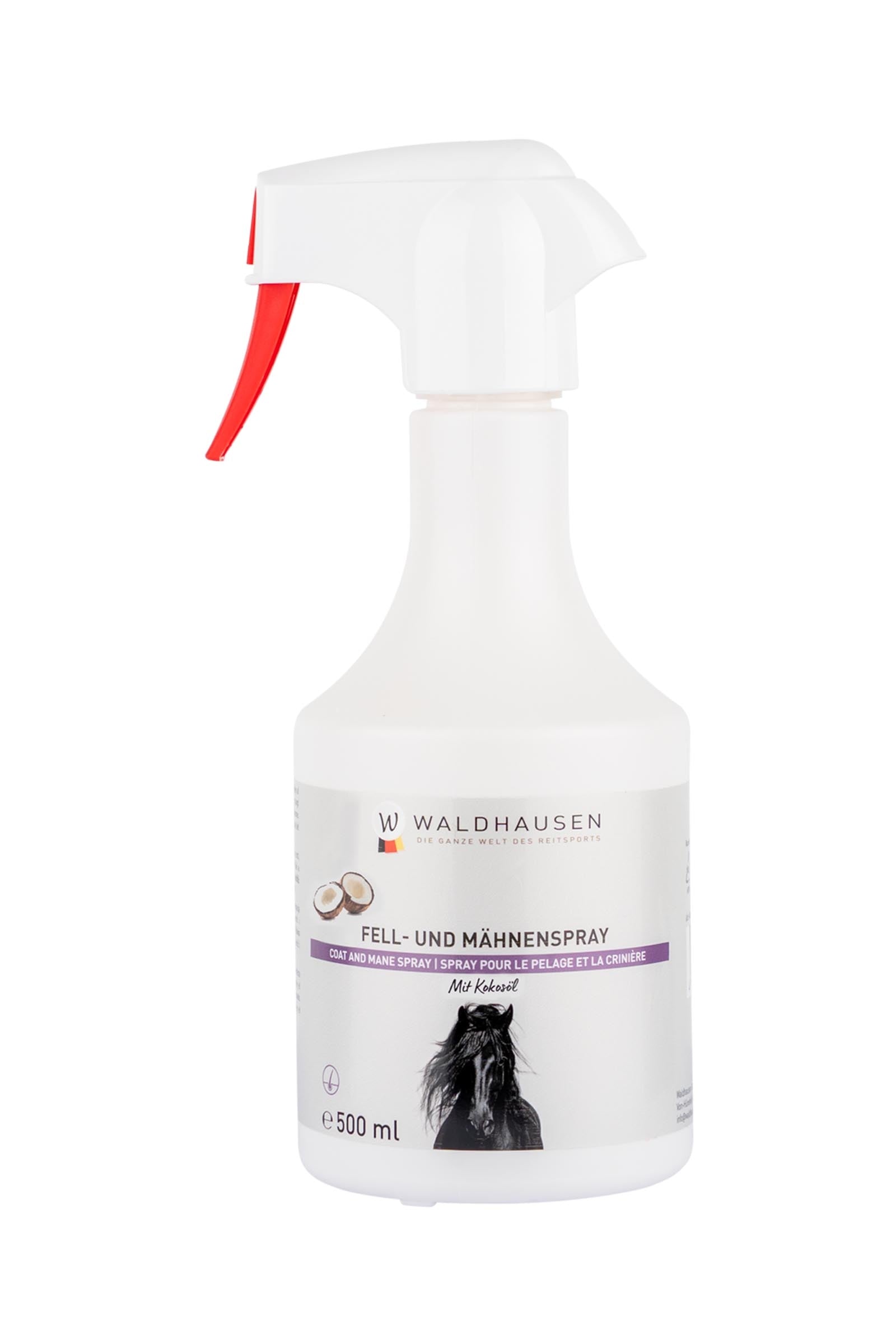 Waldhausen Coat & Mane Spray With Coconut Oil, 500 ml Horse Health Care