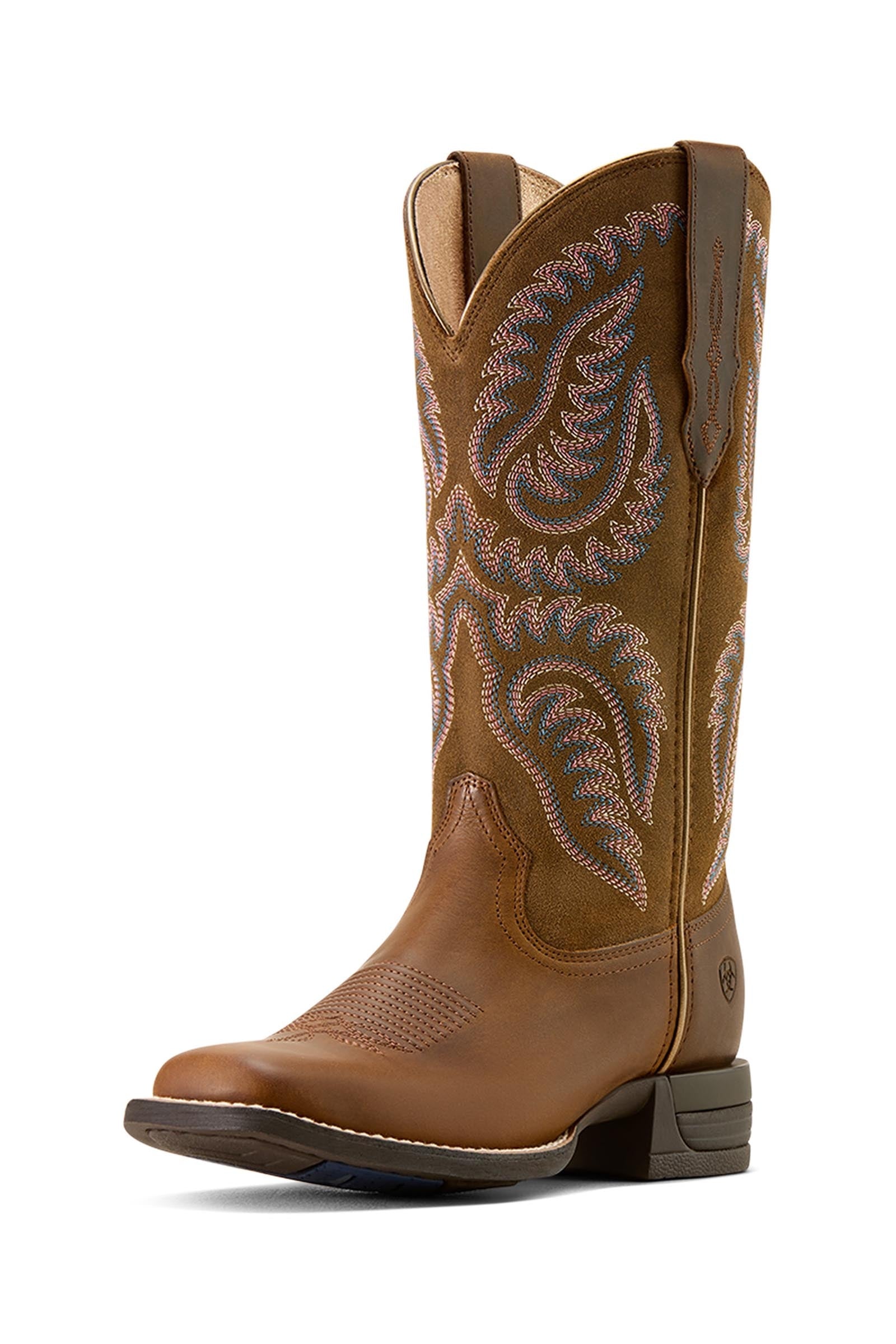 Ariat Women's Cattle Caite Wide Square Toe Western Boots Stövlar & Chaps