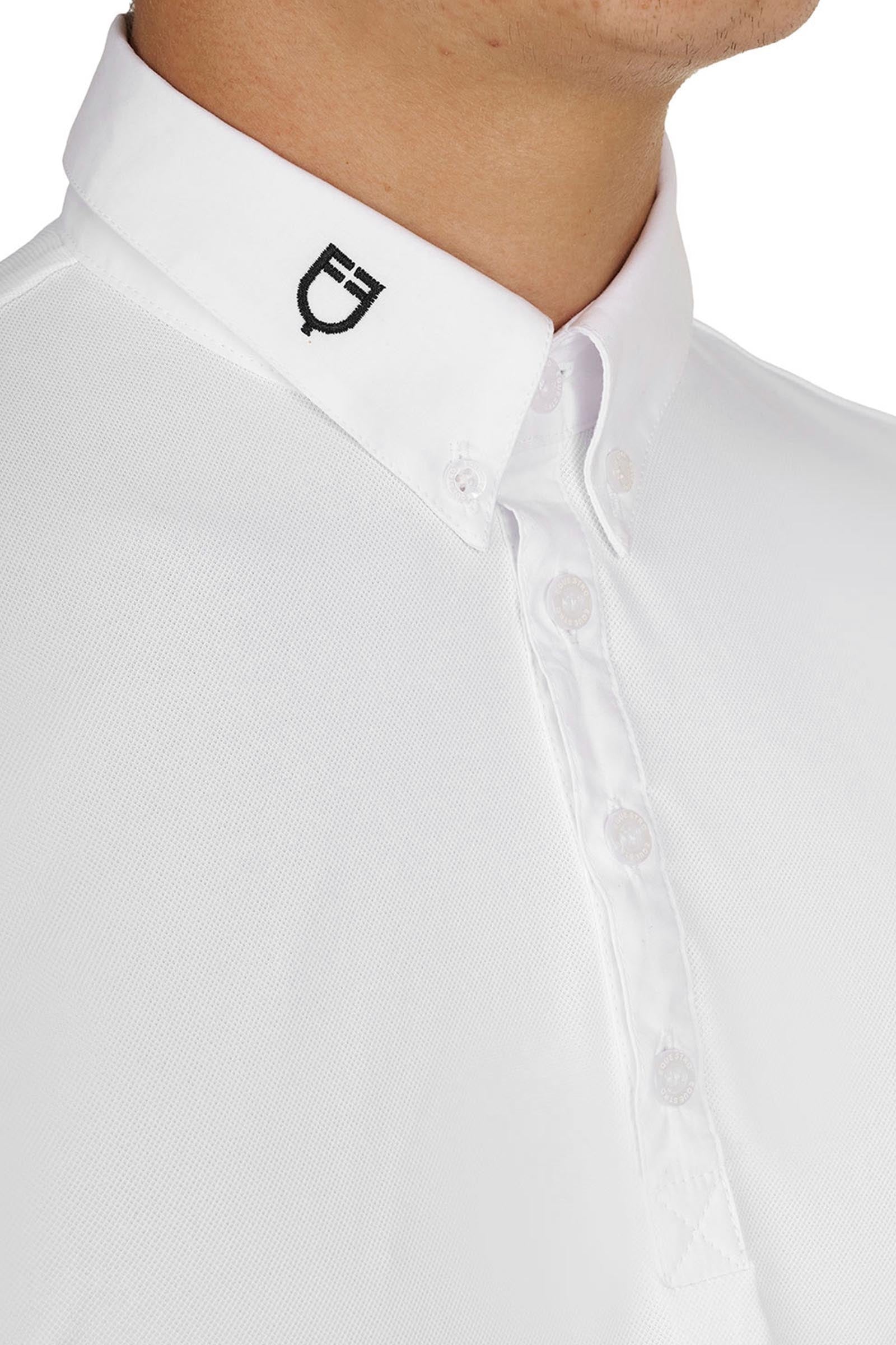 Equestro Men's Breathable Competition Polo Shirt Mens Riding Clothing