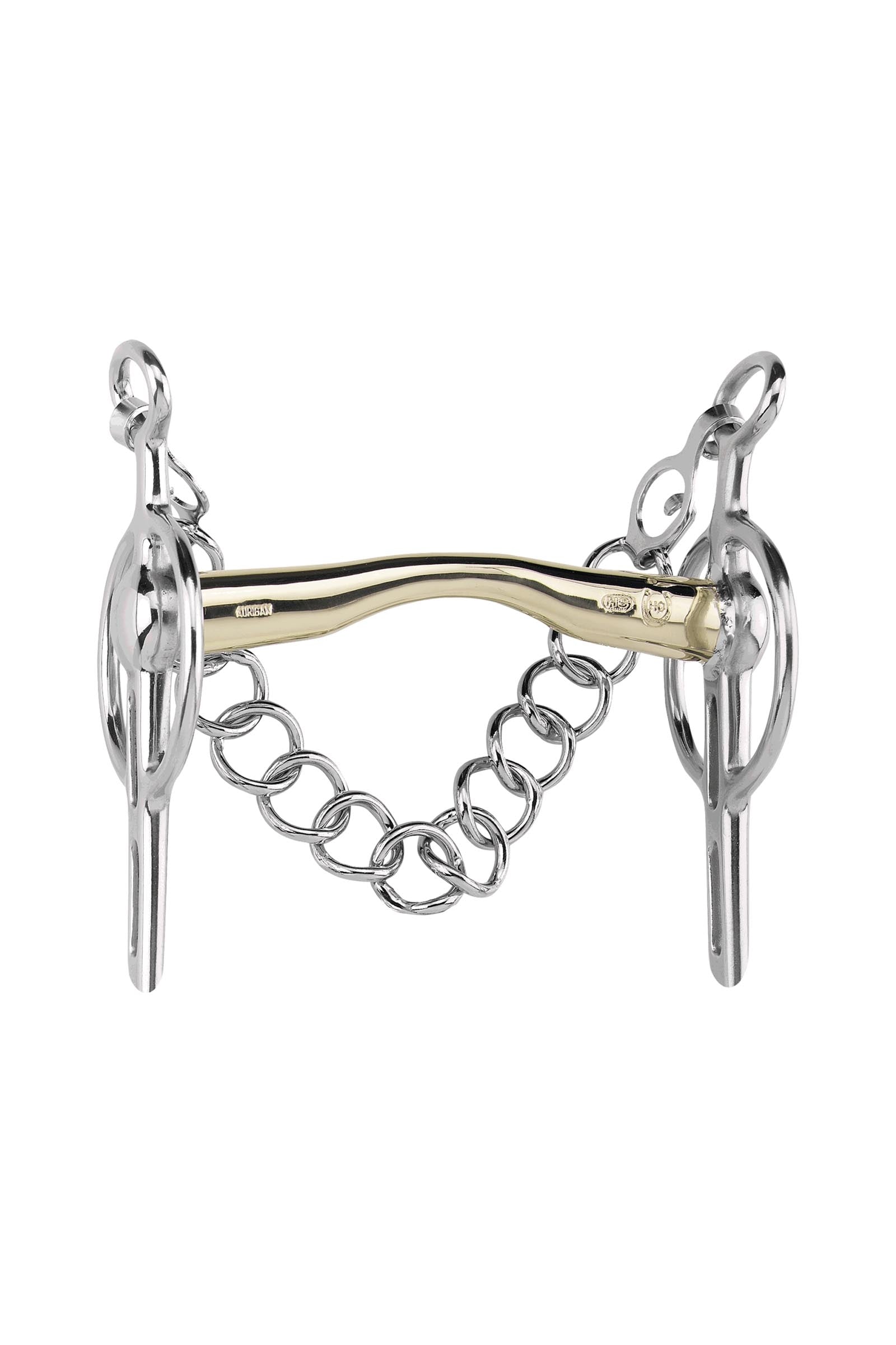 Sprenger HO Liverpool Driving Bit, Mullen Mouth W.Port 16mm, Fixed Cheeks 2 Slots Sensogan Horse Bits