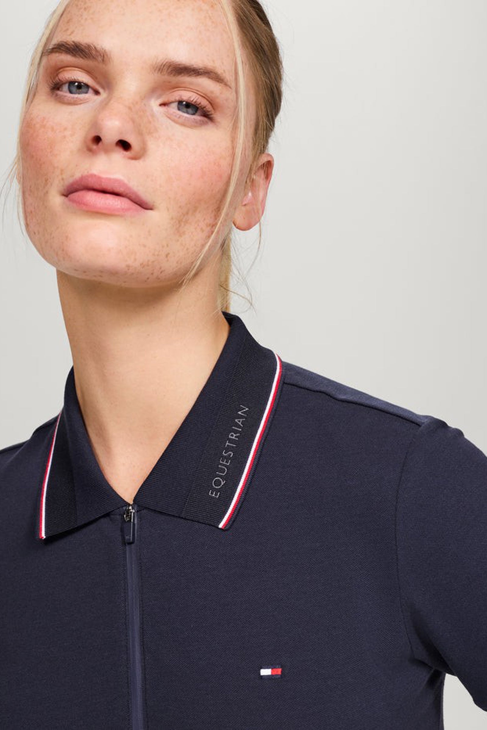 Tommy Hilfiger Equestrian Camden Women´s Zip Polo Shirt Women’s Riding Clothing