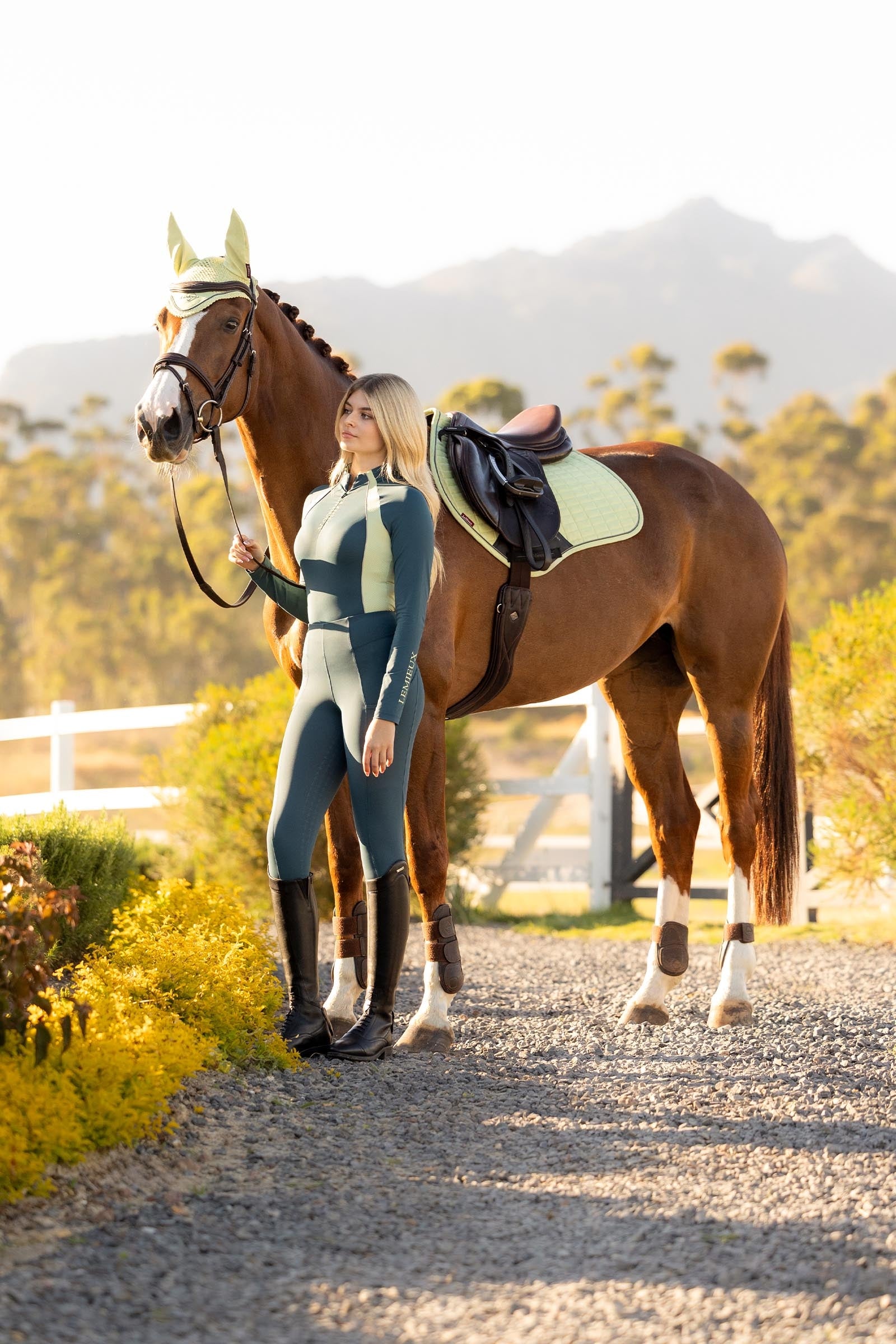 LeMieux Lemieux Suede Close Contact Square Saddle Pad Saddle Pads