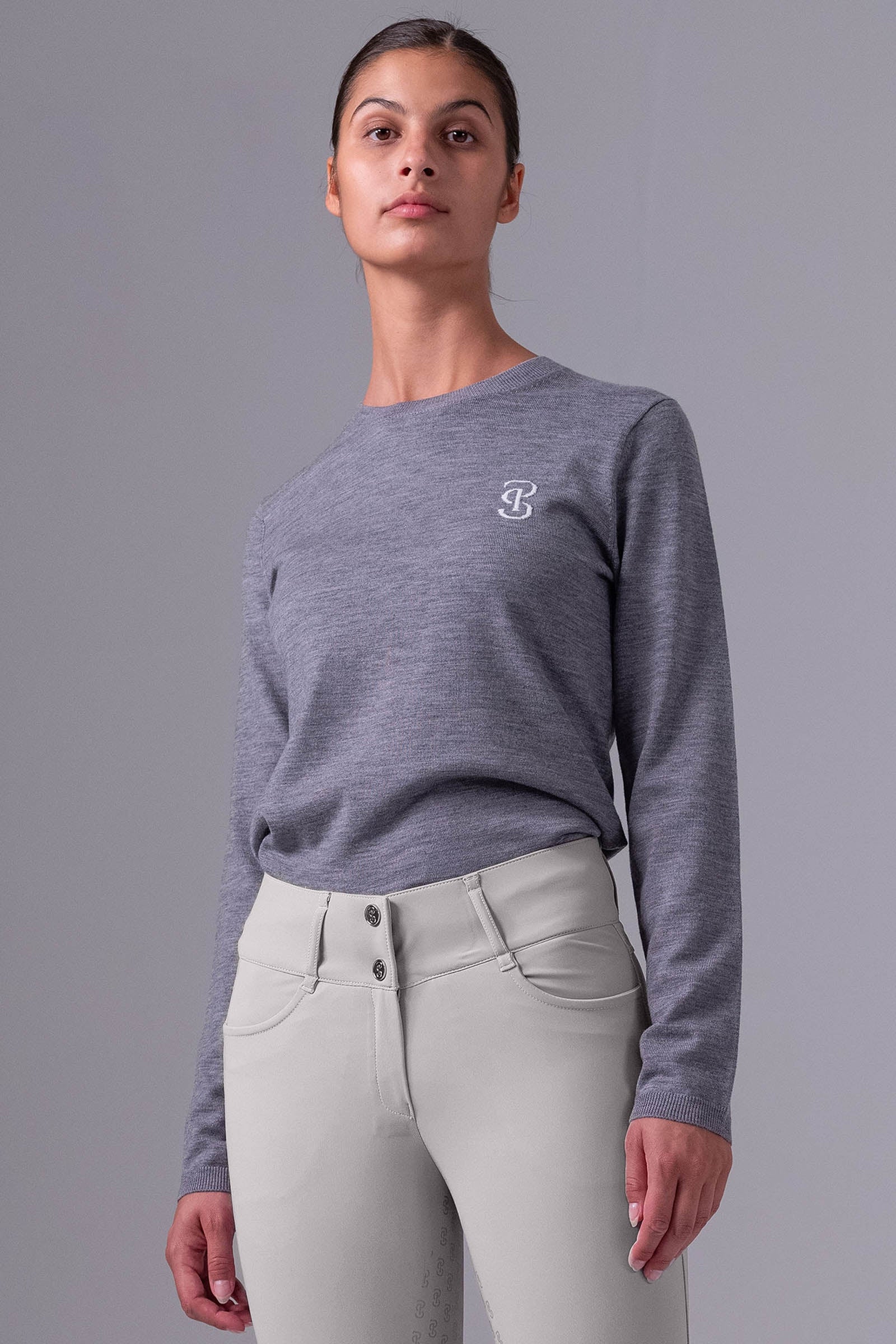 PS of Sweden PS Women´s Logo Knit Sweater Damridkläder